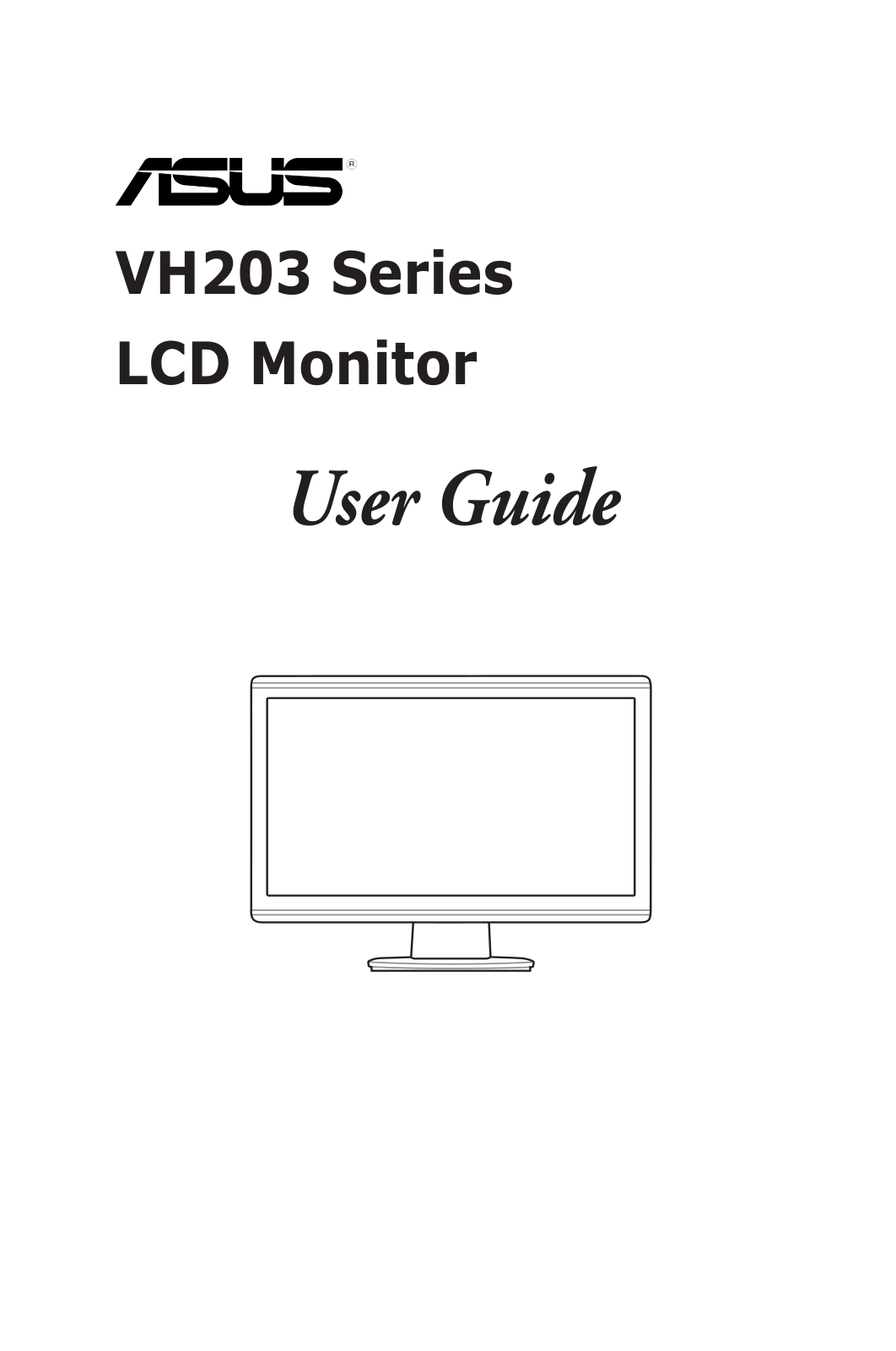ASUS VH203S, VH203N, VH203TB, VH203T, VH203D User Manual