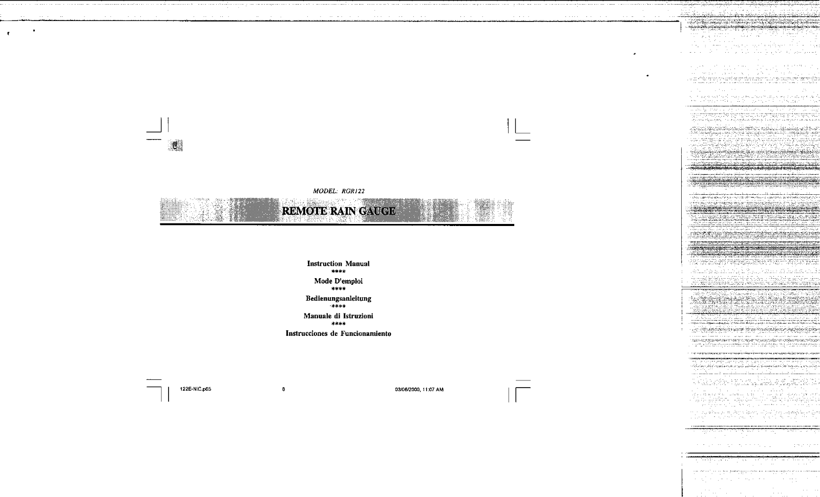 IDT Technology PCR122 01, RGR122 01 User Manual