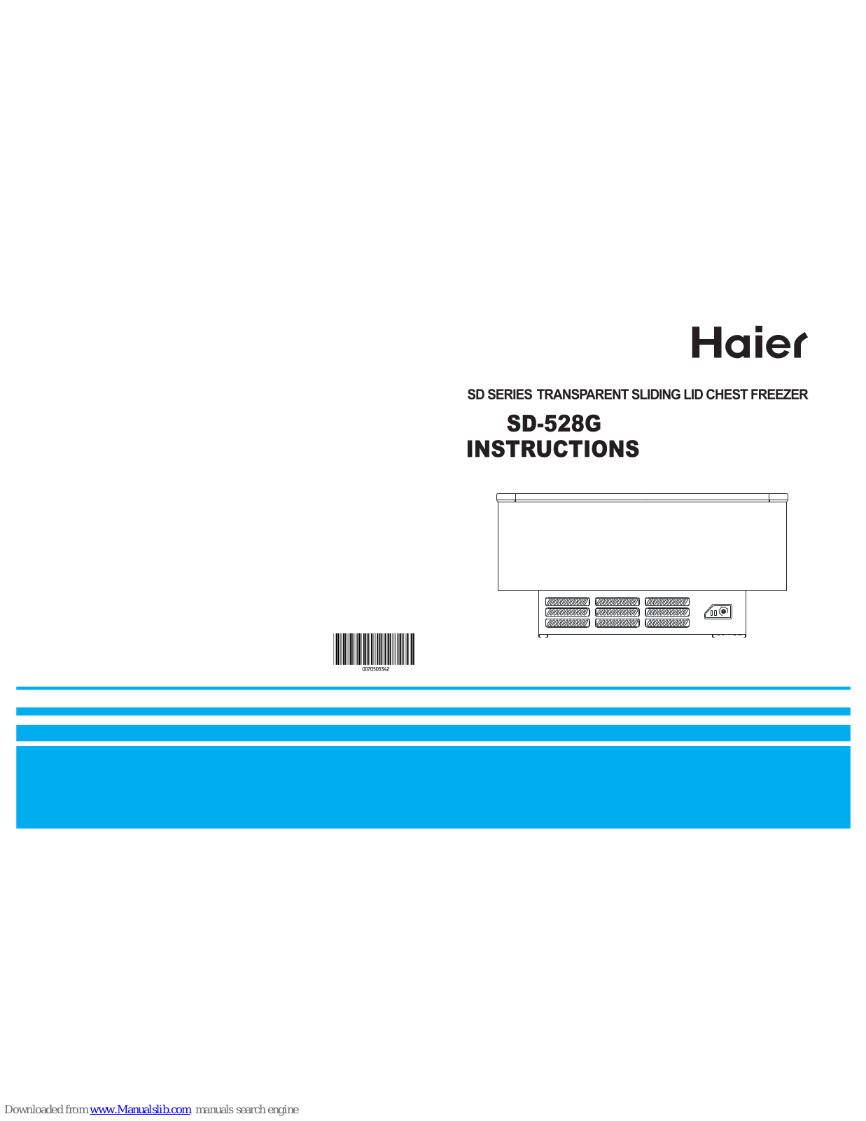 Haier SD-528G Instructions Manual