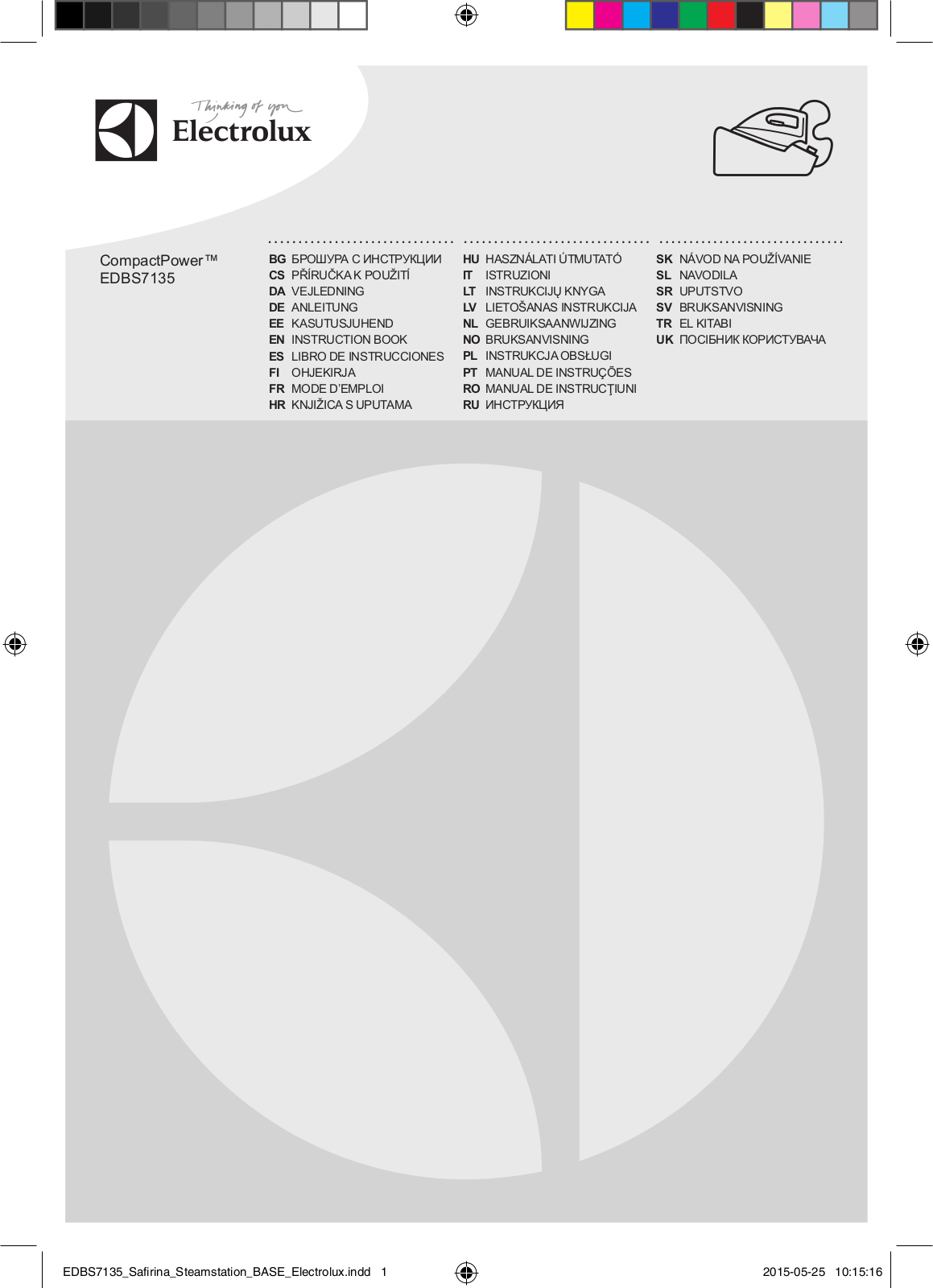 Electrolux EDBS7135 User Manual