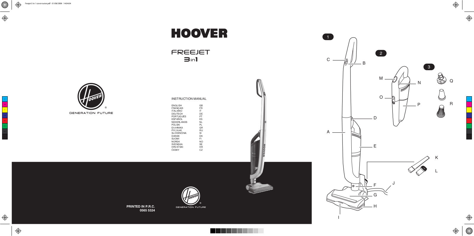 Hoover FJ 120 I2 User Manual