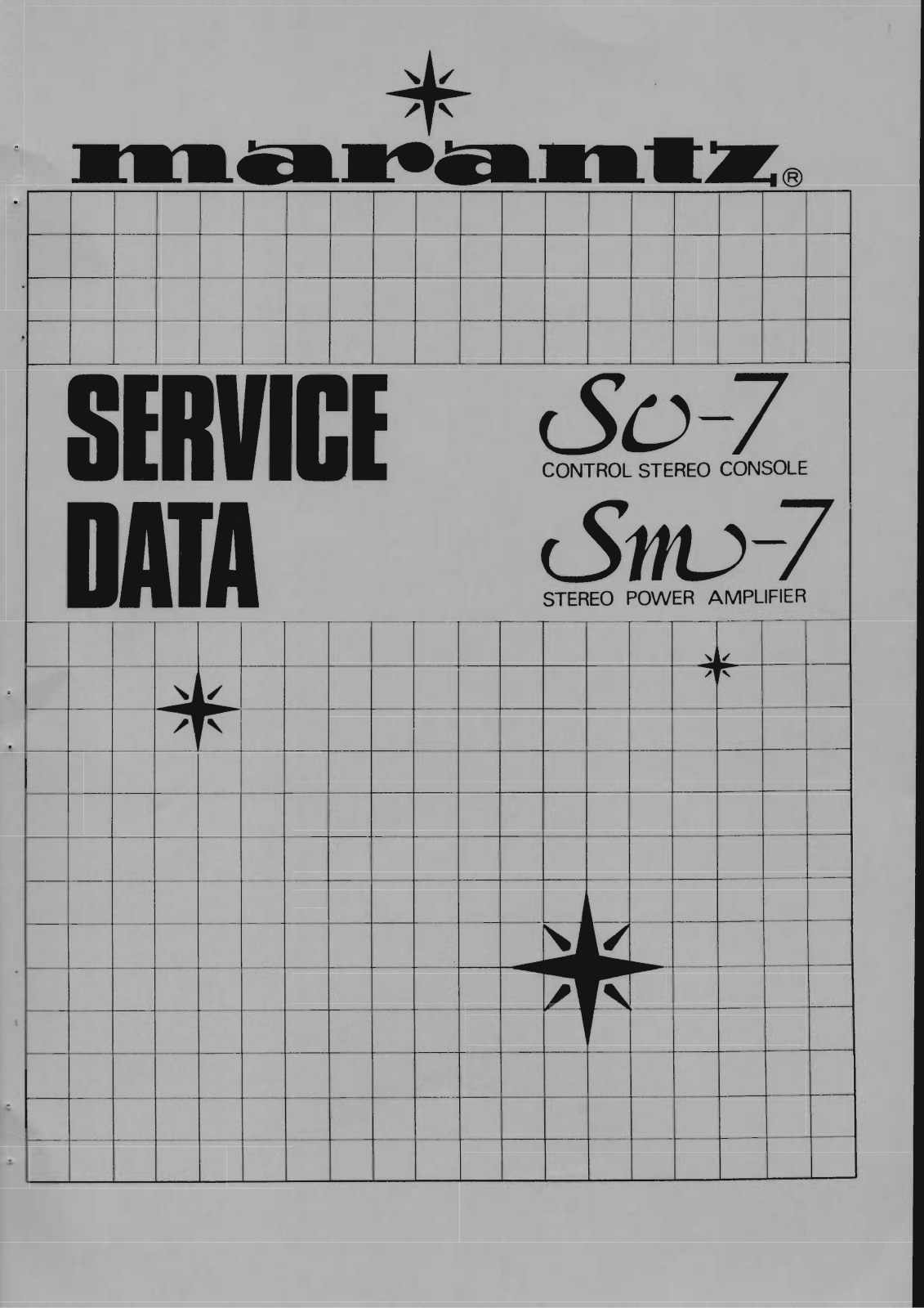 Marantz SM-7 Service Manual