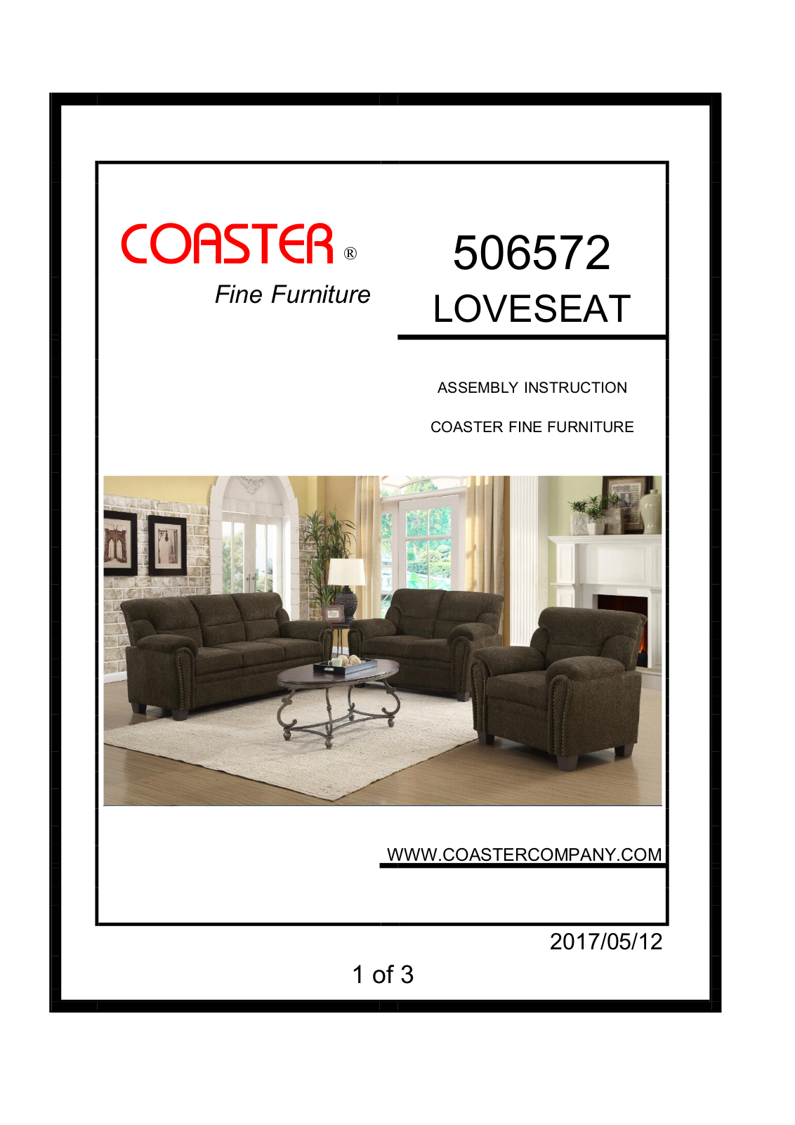 Coaster 506572 Assembly Guide - ManualMachine.com