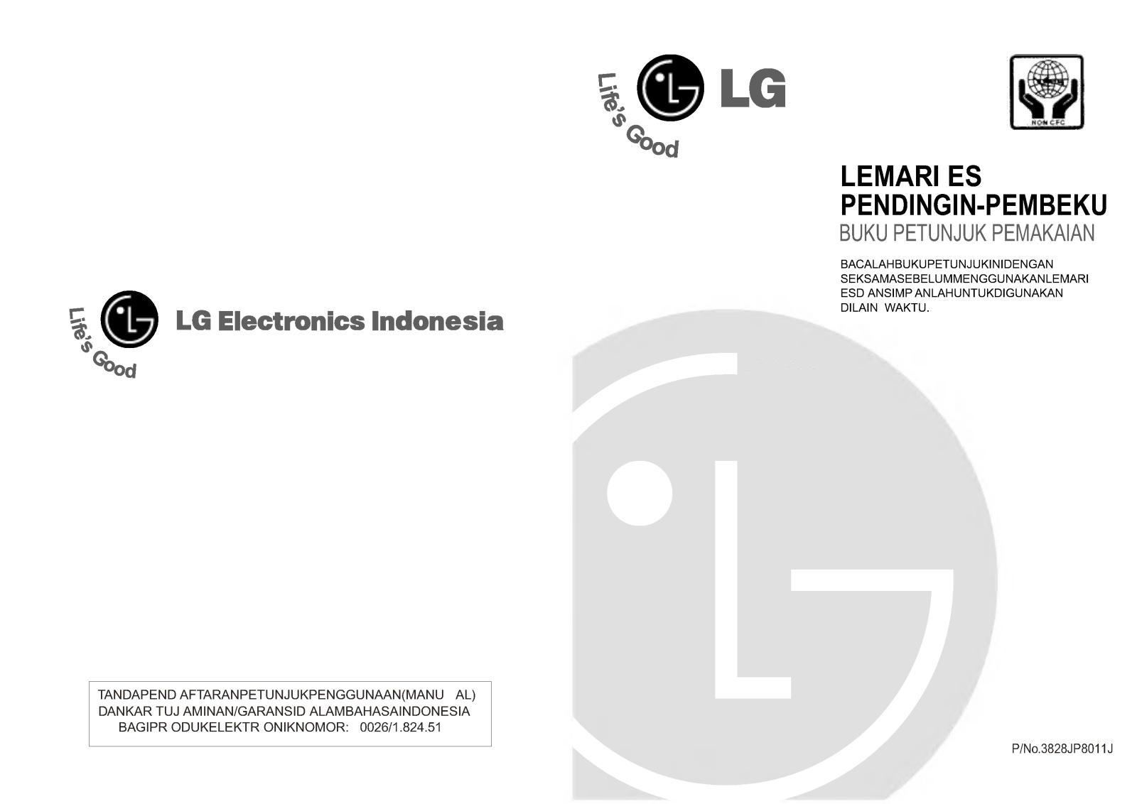 LG GN-U262RVC Manual book