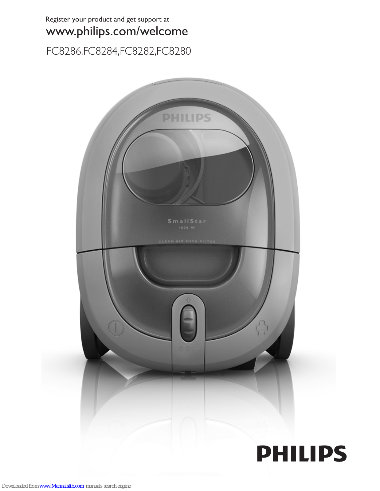 Philips FC8280/60, FC8280/01, FC8284/60, FC8284/01, FC8286/01 User Manual - ManualMachine.com