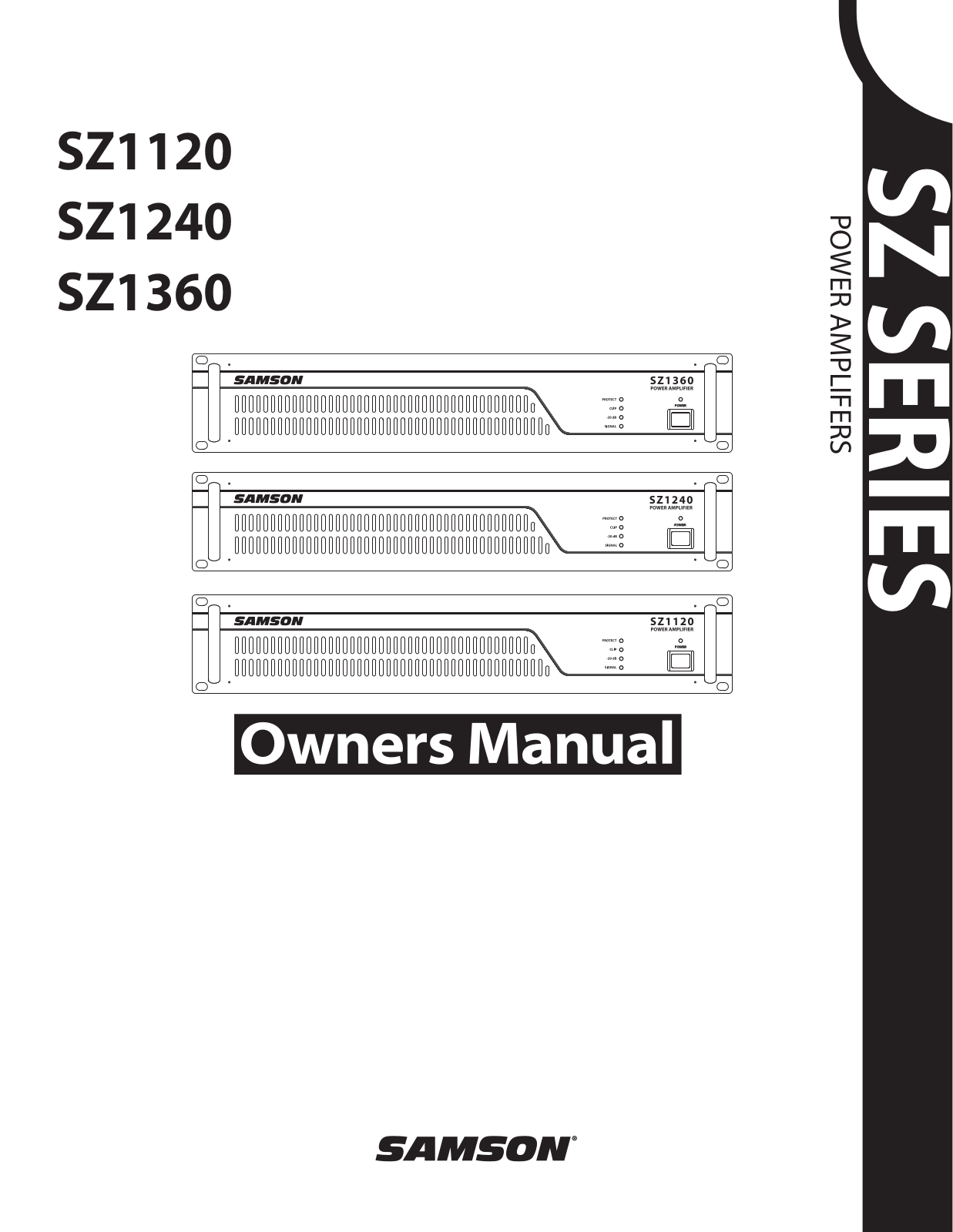 Samson SZ1360, SZ1120, SZ1240 User Manual