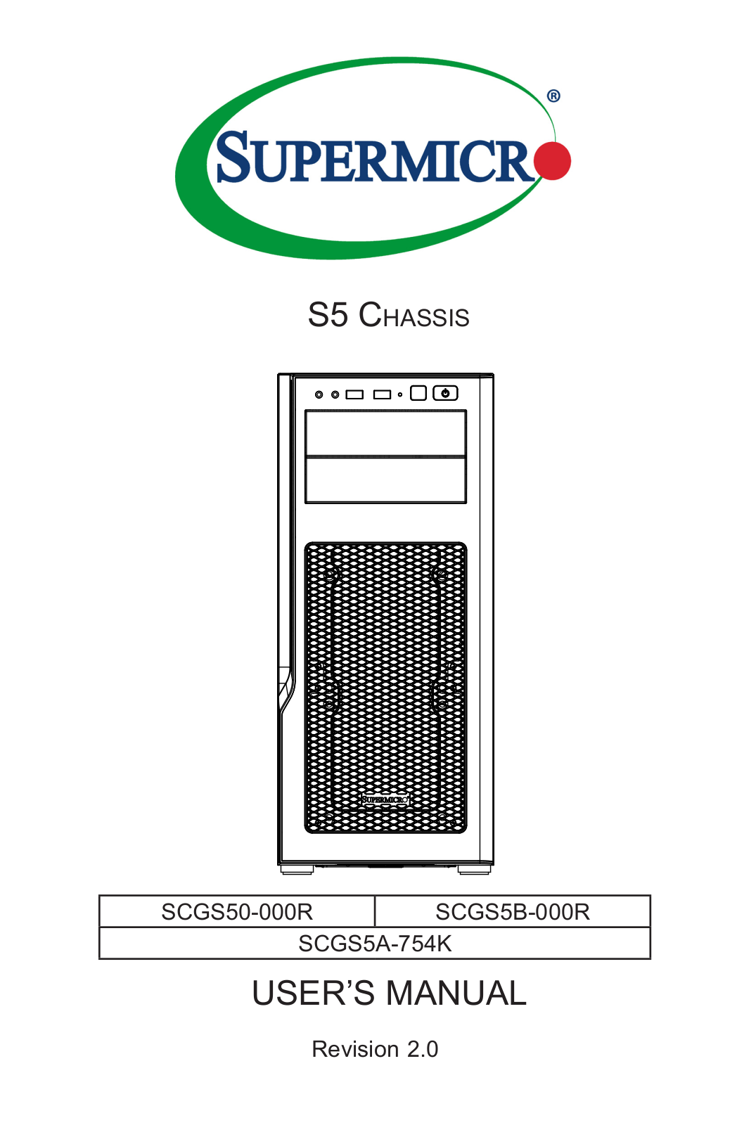 Supermicro SuperChassis GS50-000R operation manual