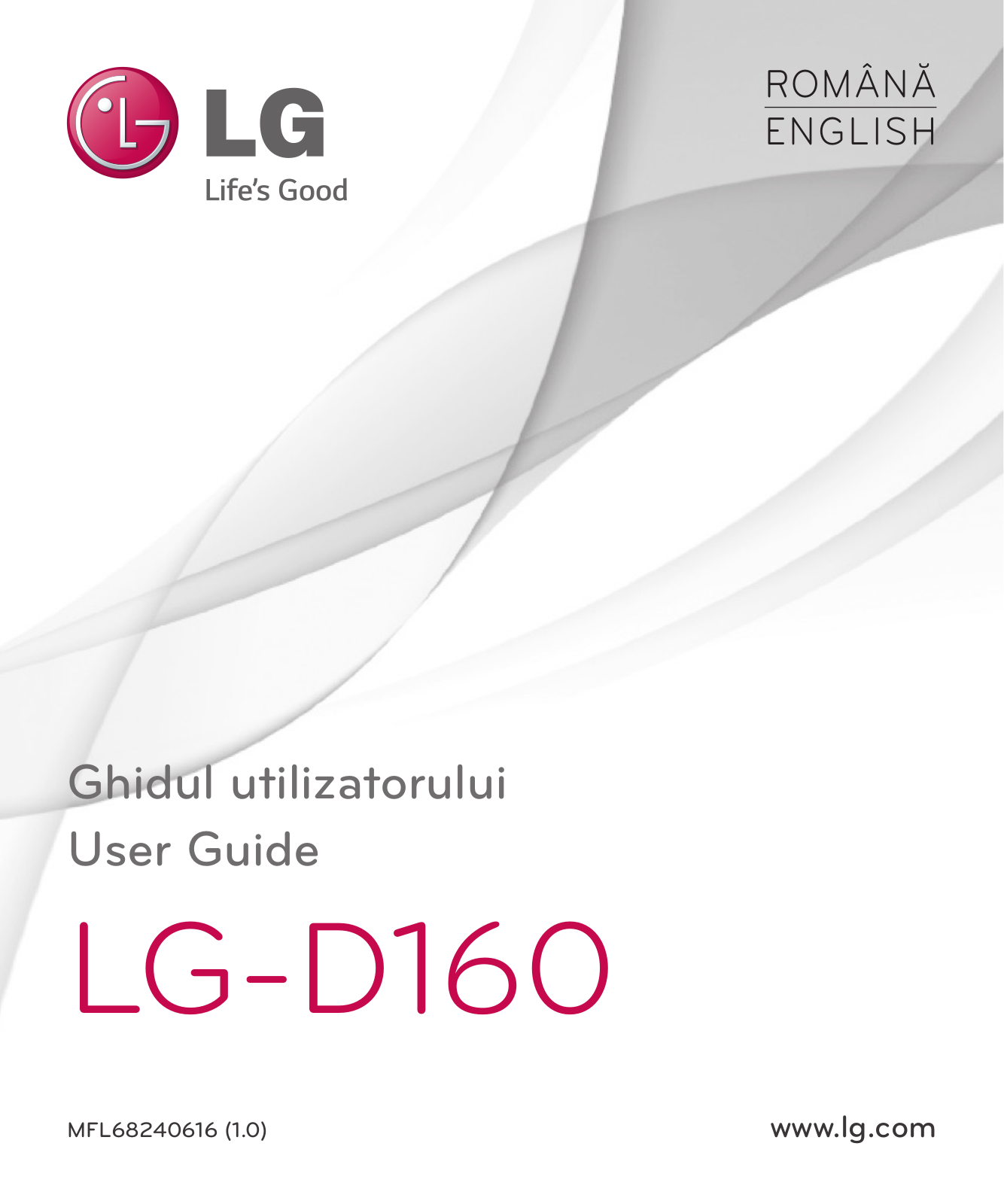 LG LGD160 User manual