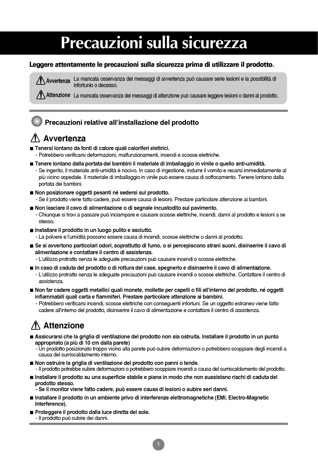 Lg M1721A, M1921A user Manual