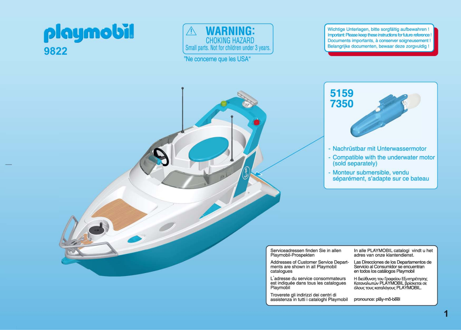 playmobil 9822 Instructions