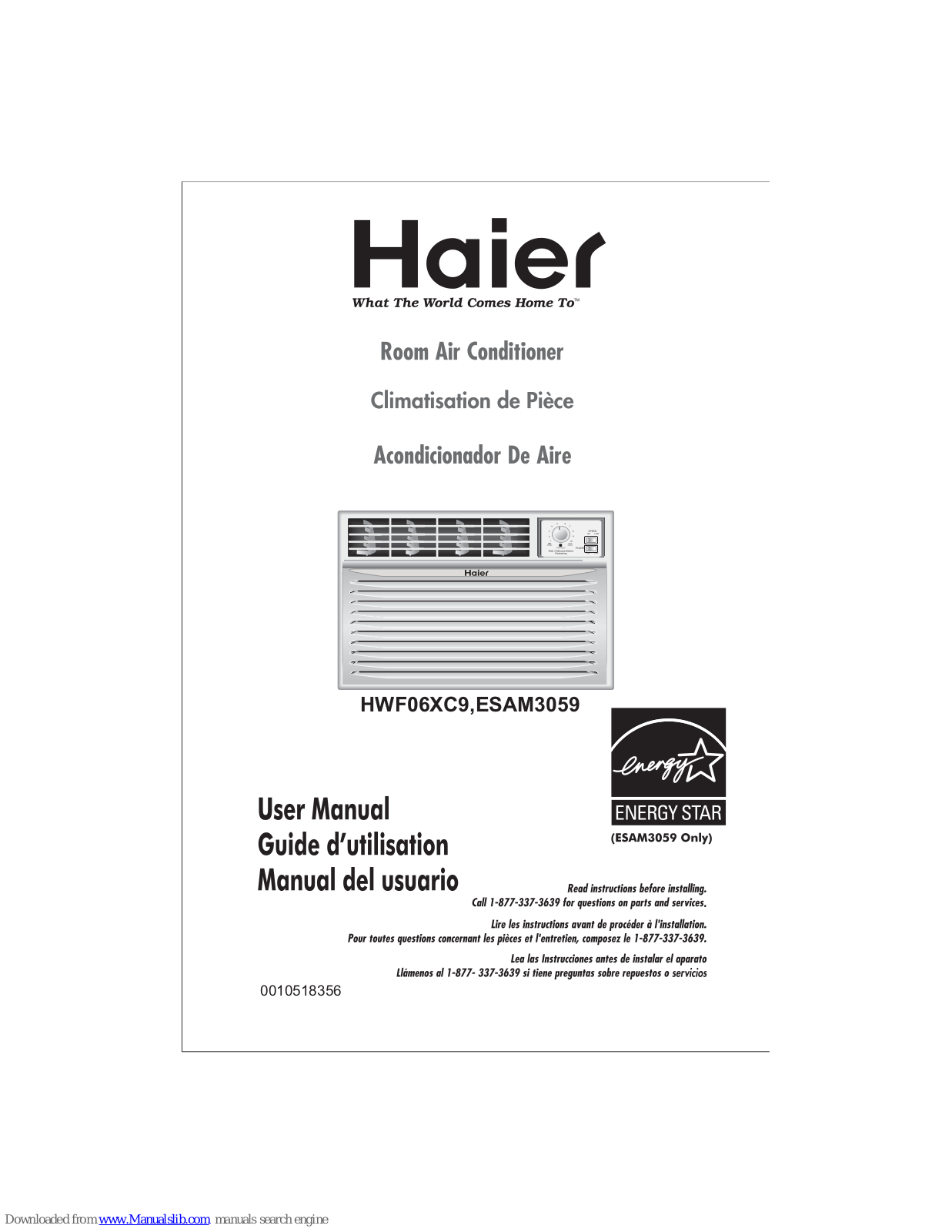 Haier ESAM3059 - annexe 2, HWF06XC9 User Manual