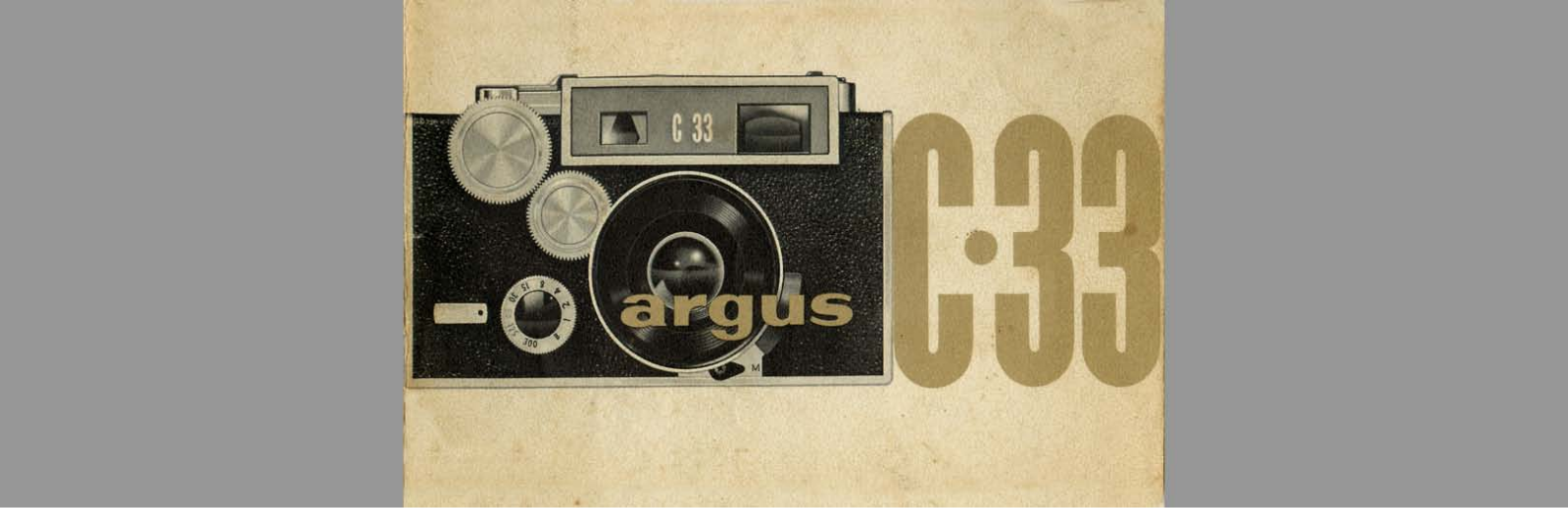 Argus C-33 Operating Instructions