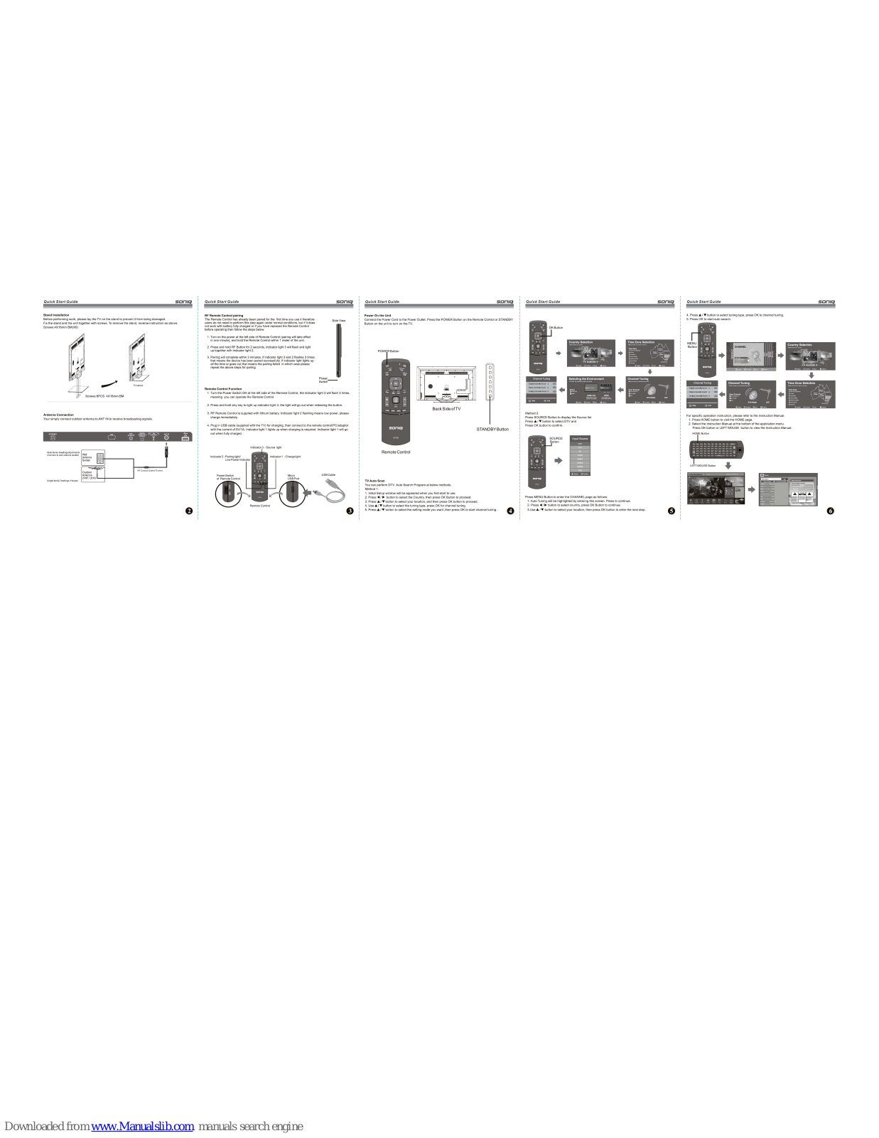 SONIQ U65TX14-AU Quick Reference Manual