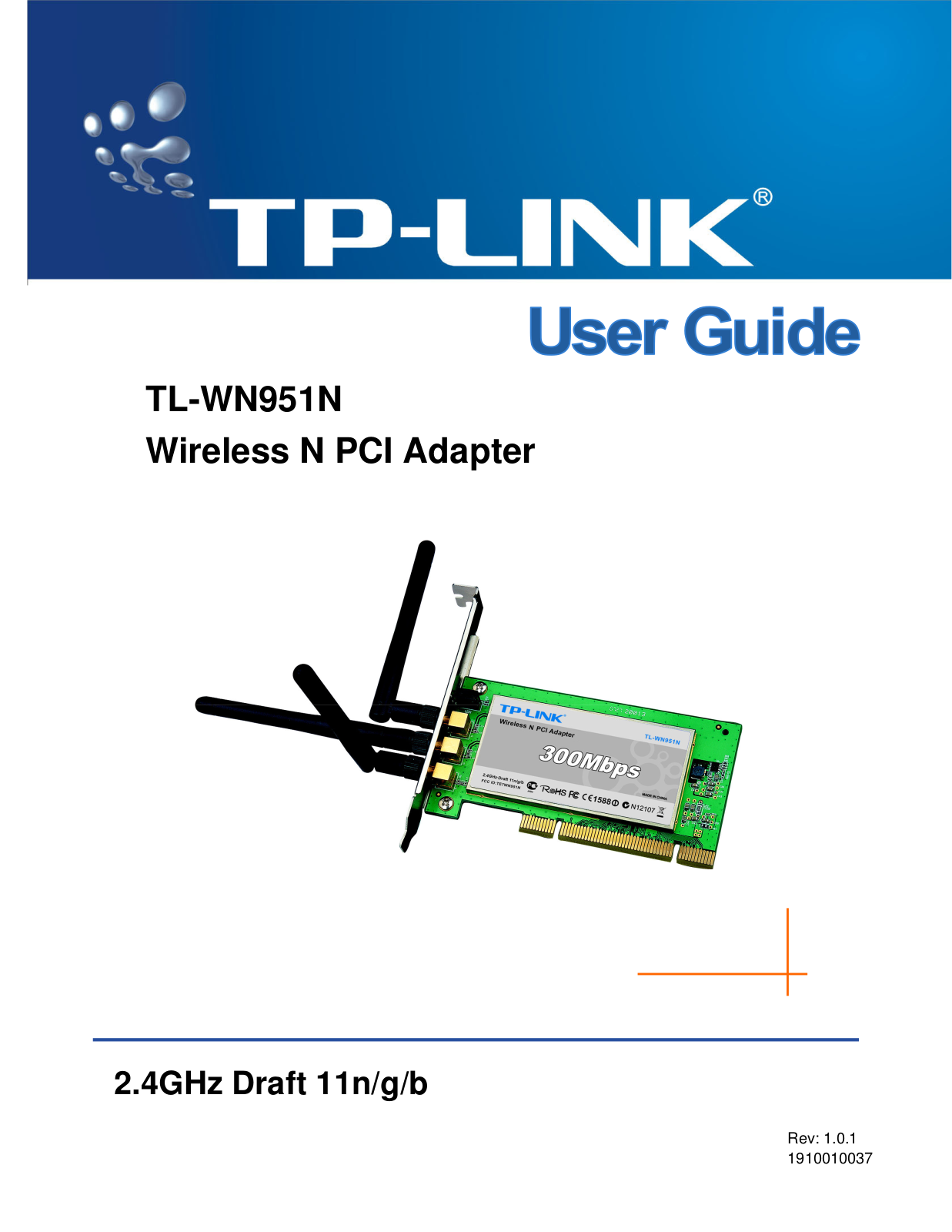 TP Link WN951N User Manual