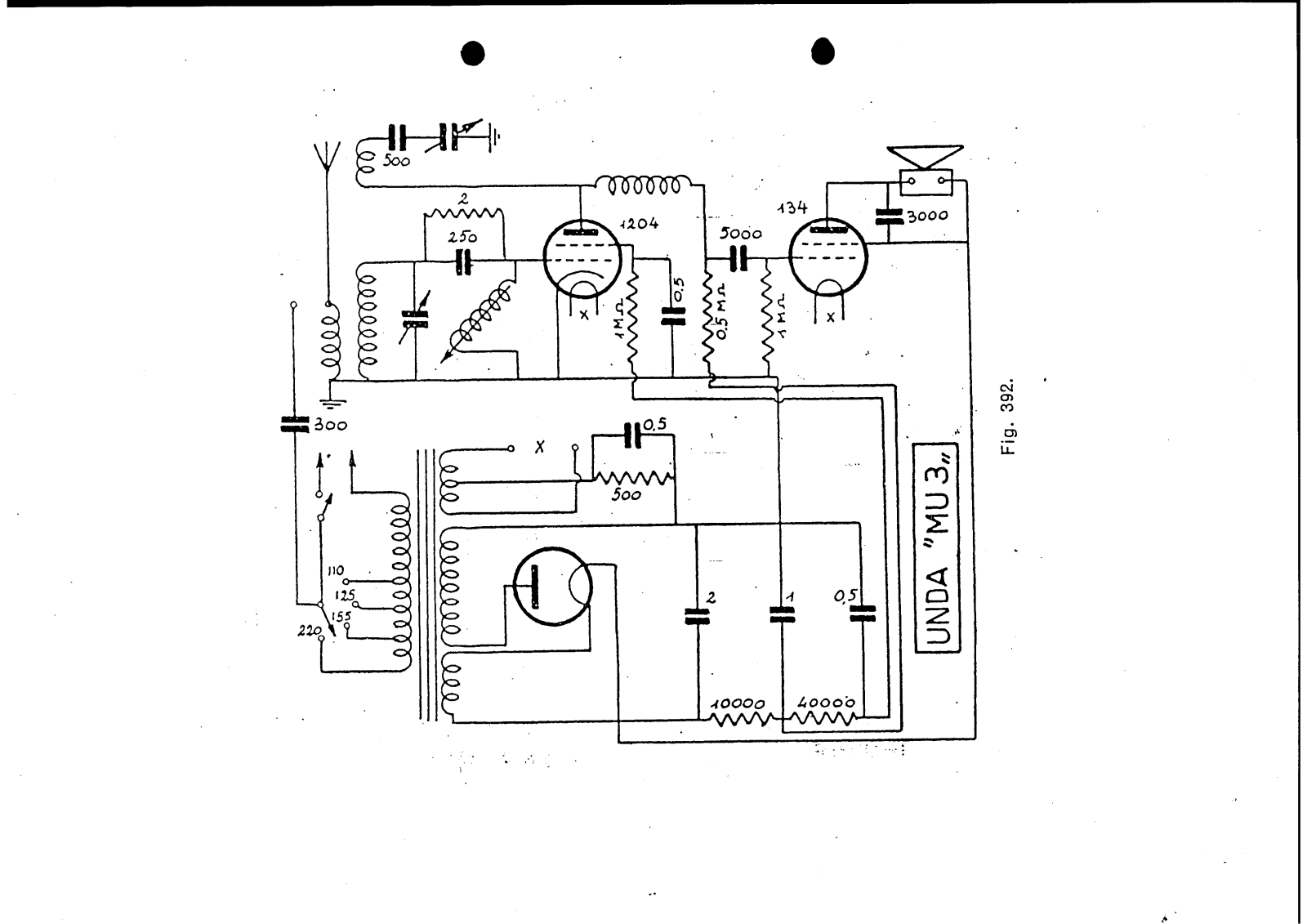 Unda Radio mu3 schematic