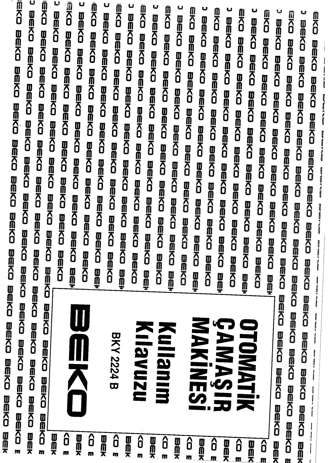 Beko BKY2224B User manual