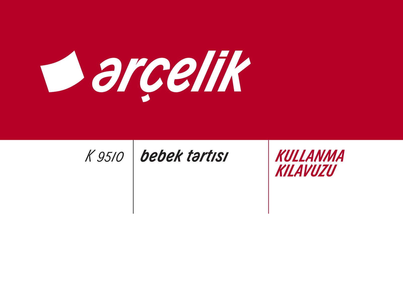Arçelik K9510 User manual - ManualMachine.com