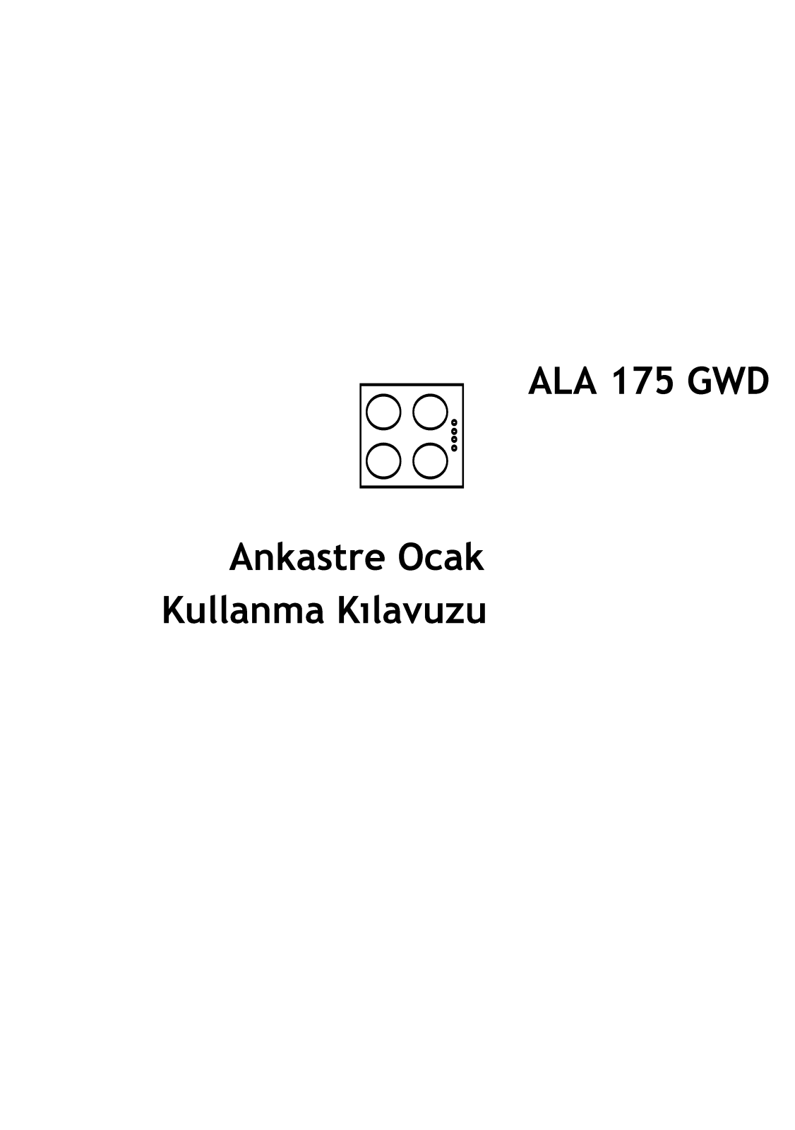 Altus ALA175GWD User manual