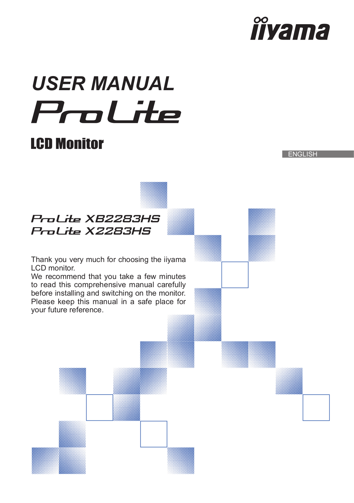 Iiyama X2283HS-B5 User Manual