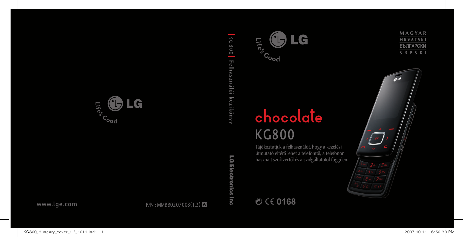 LG KG800 Owner’s Manual