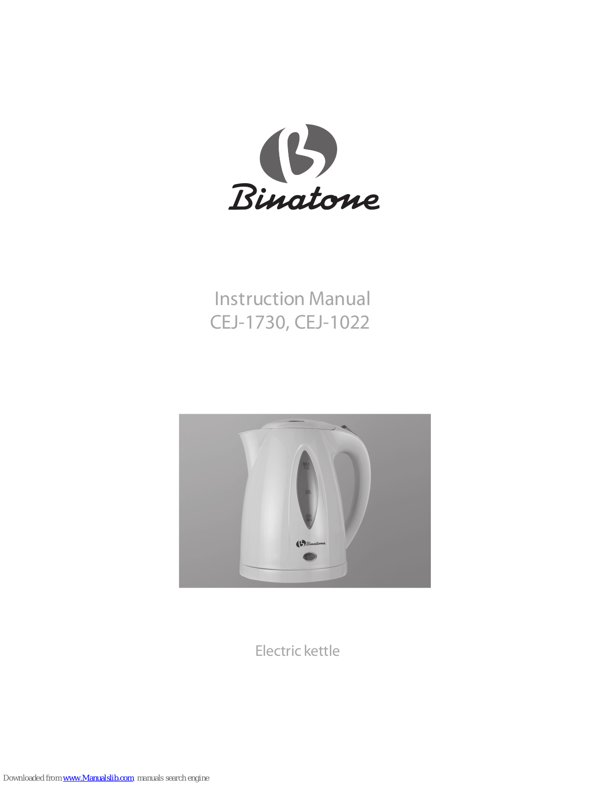 Binatone CEJ-1022 Instruction Manual