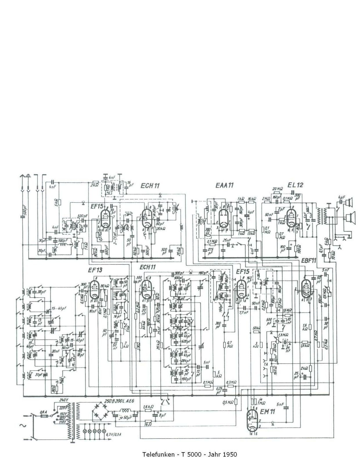 Telefunken 5000 Service manual