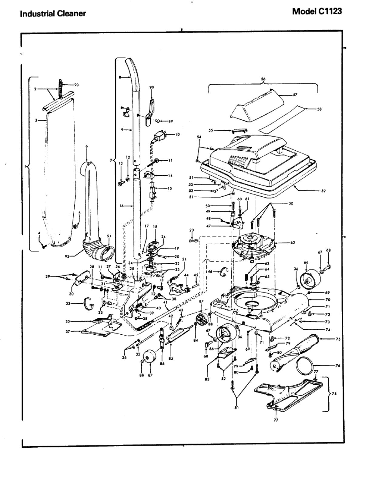 Hoover C1123 Owner's Manual