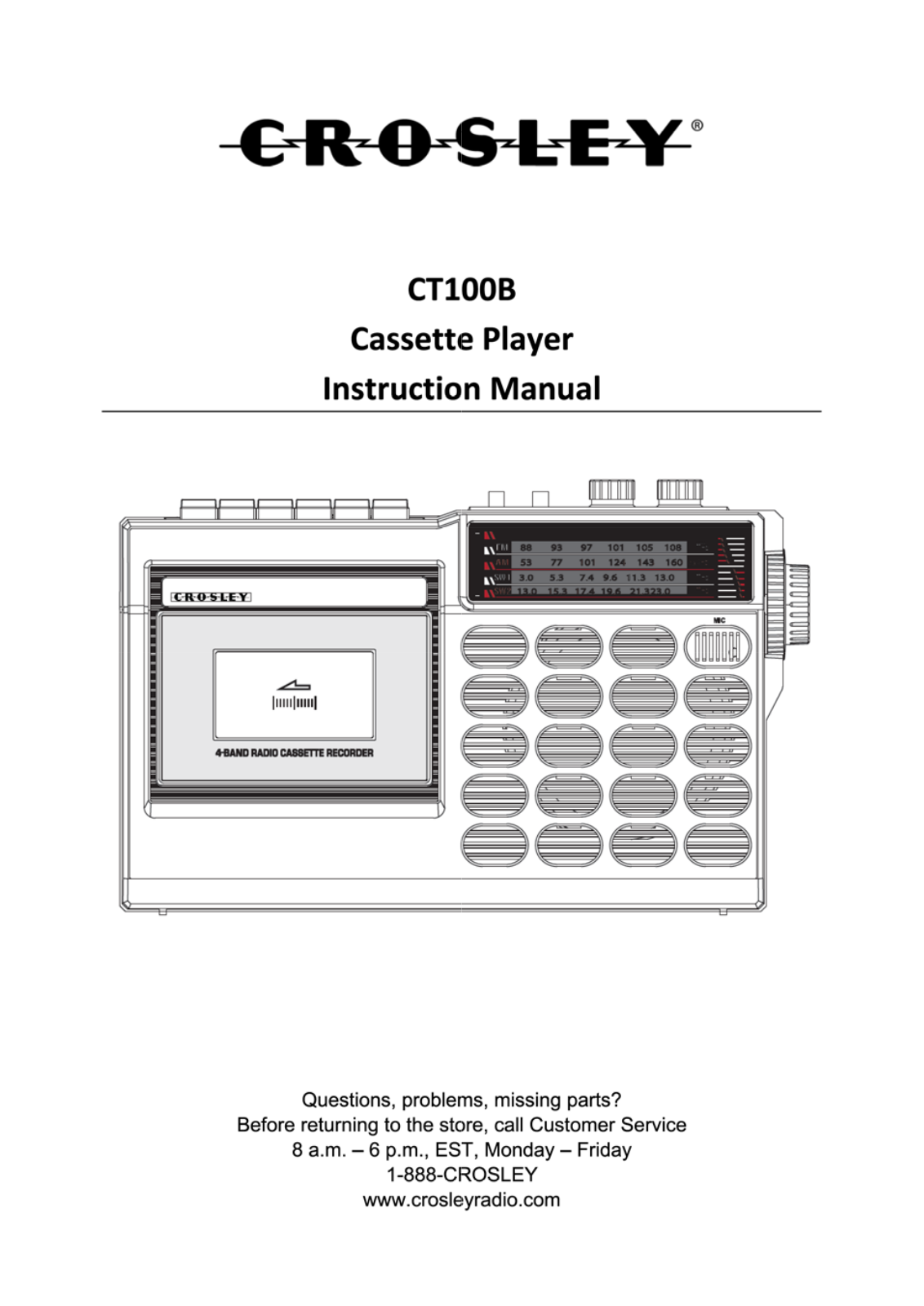 Modern Concepts CT100B User Manual