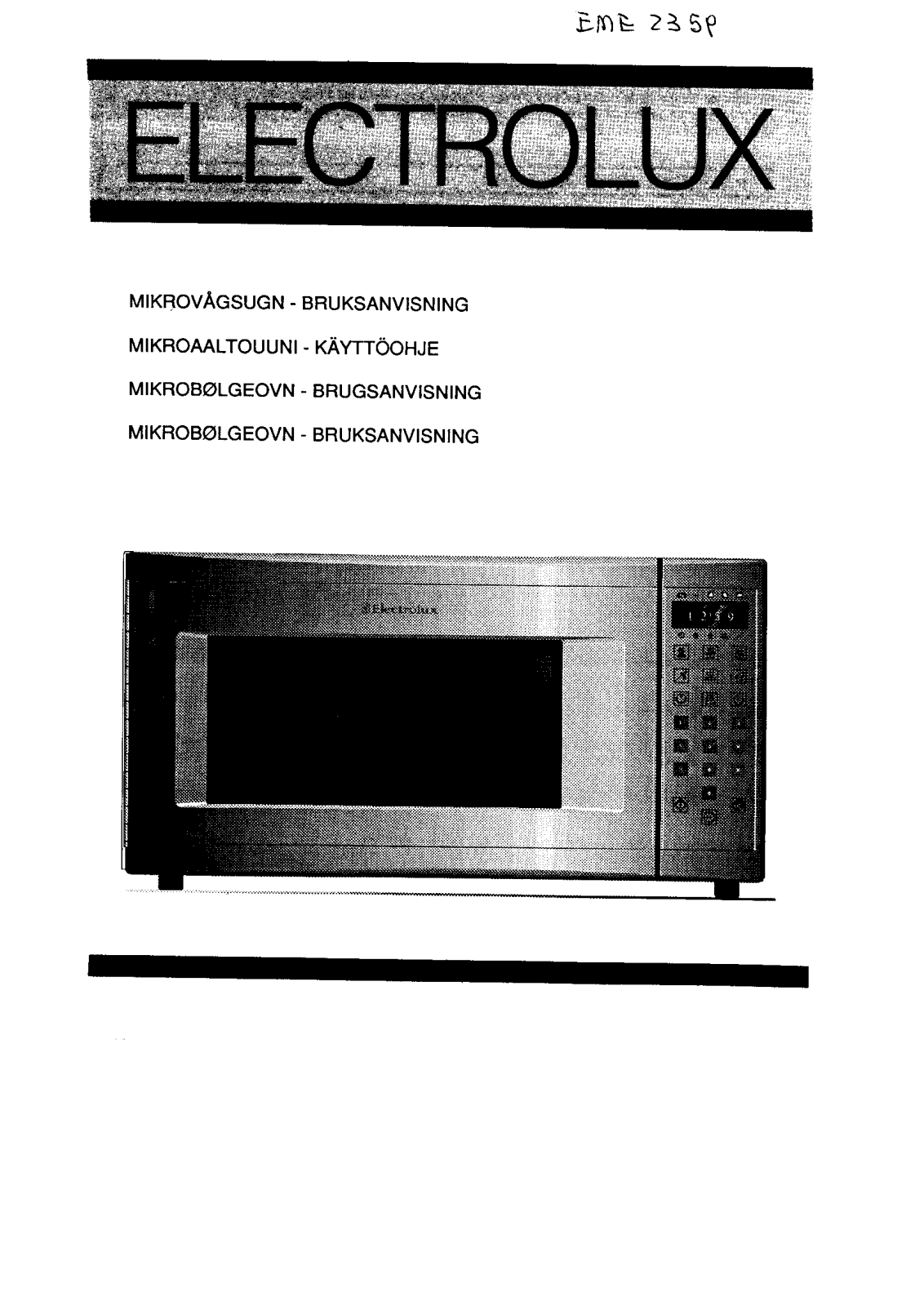 AEG-Electrolux EME2359 User Manual