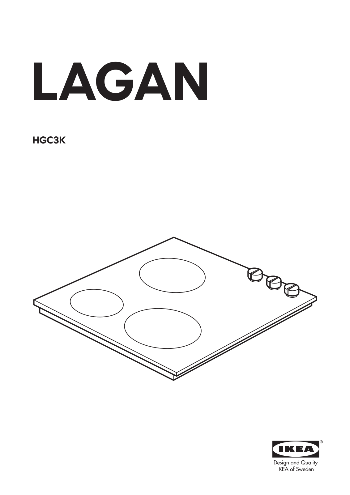 IKEA LAGAN HGC3K User Manual