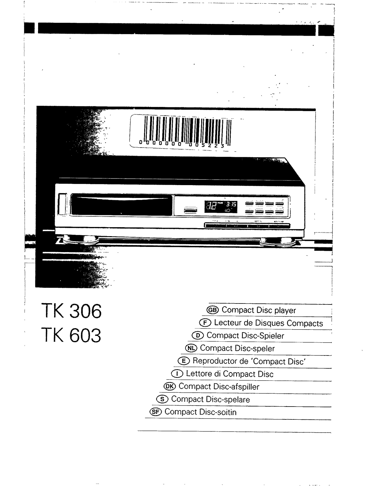 Philips TK603/18 User Manual