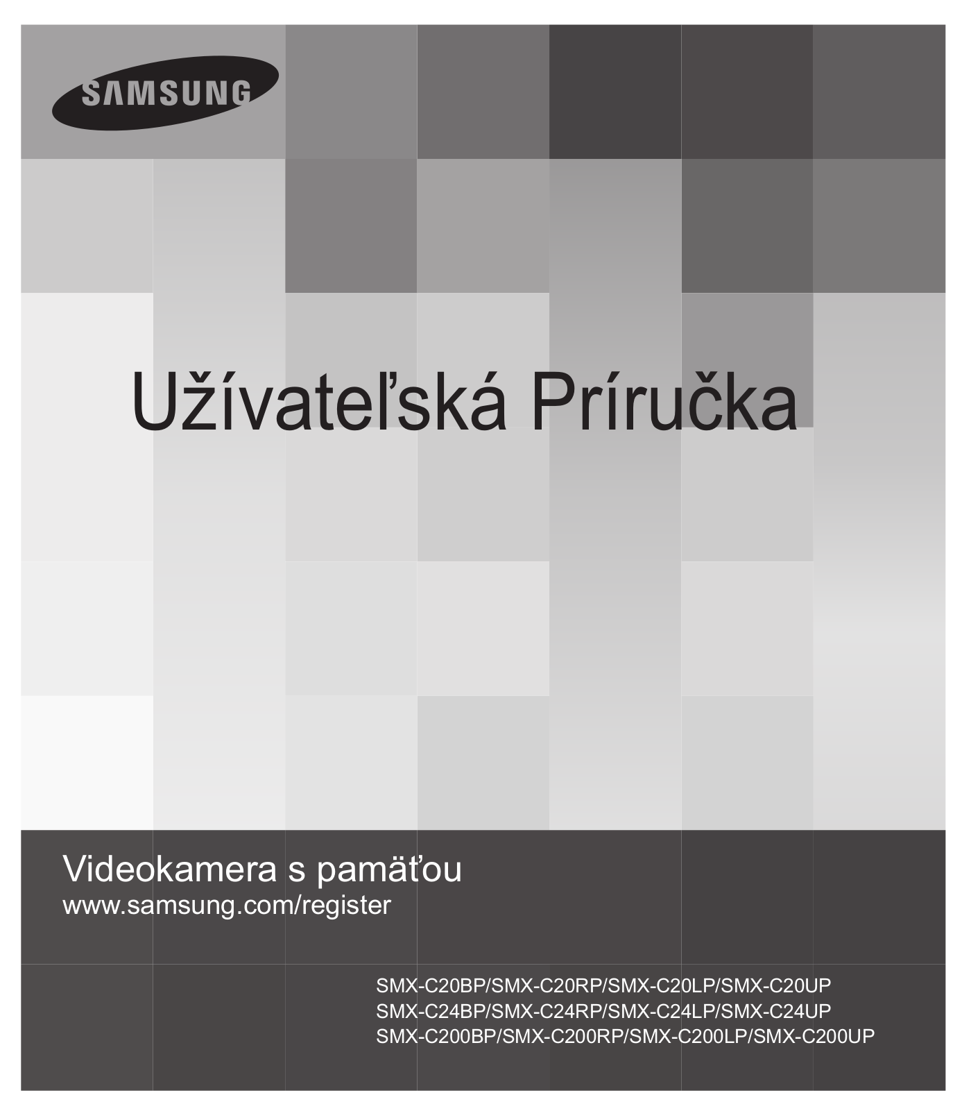 Samsung SMX-C200BP, SMX-C20, SMX-C24BP, SMX-C20RP User Manual