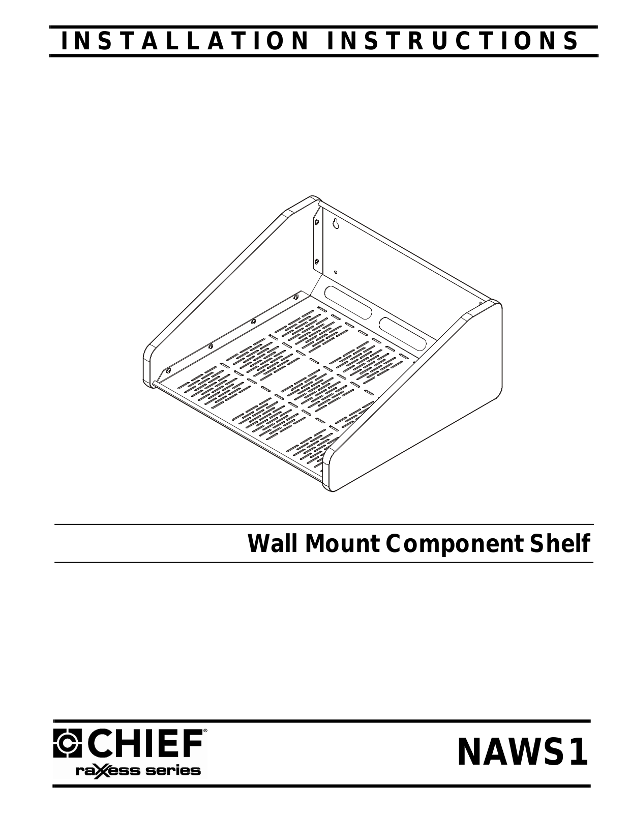 CHIEF NAWS1 User Manual