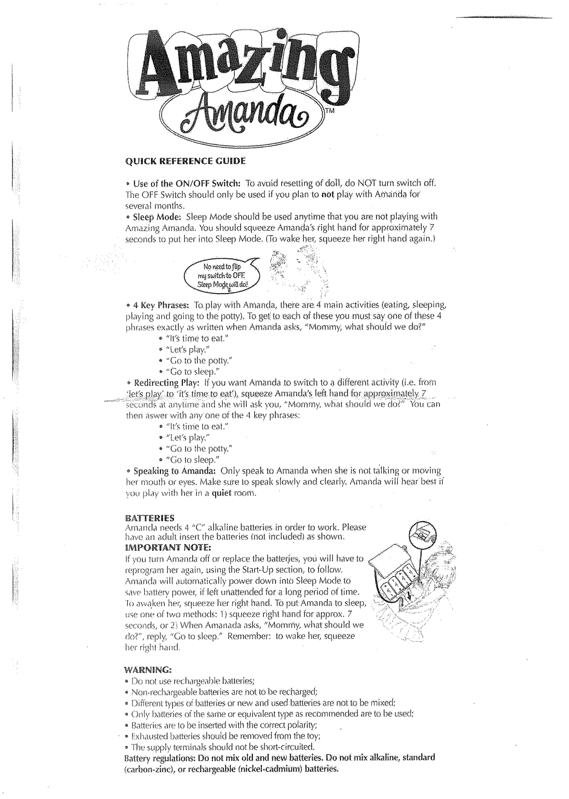 Playmates Asia Services 98161R User Manual