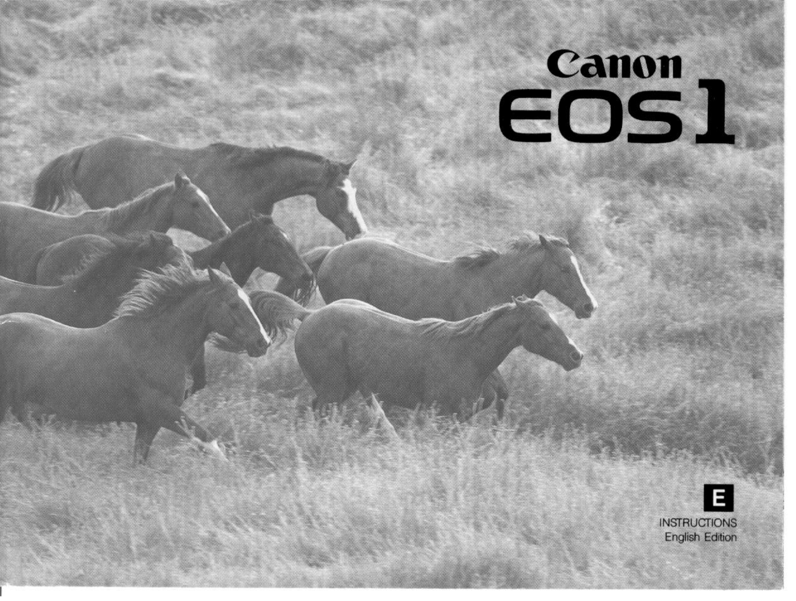 Canon EOS-1 Operating Instructions