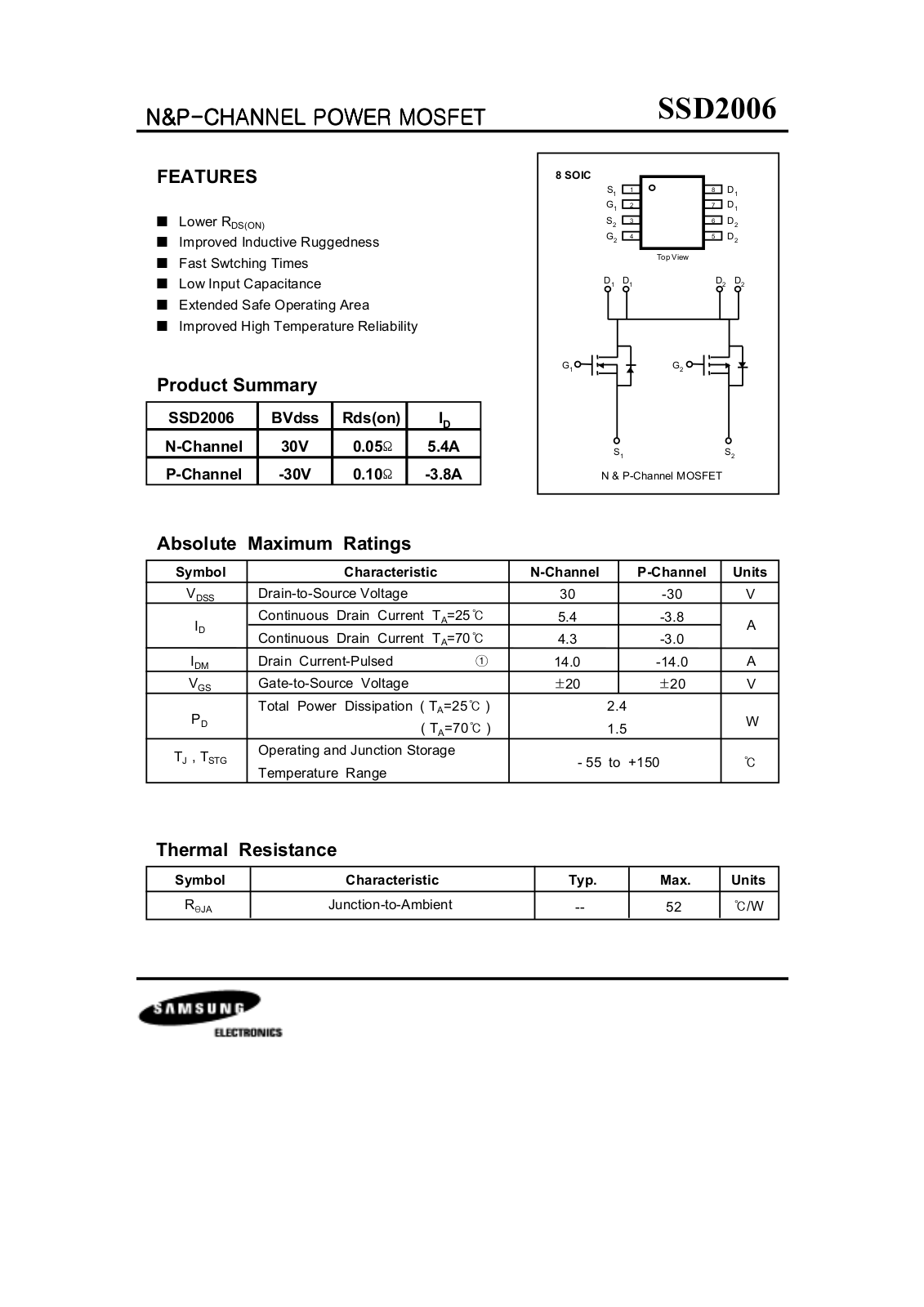 Samsung ssd2006 Datasheet - ManualMachine.com