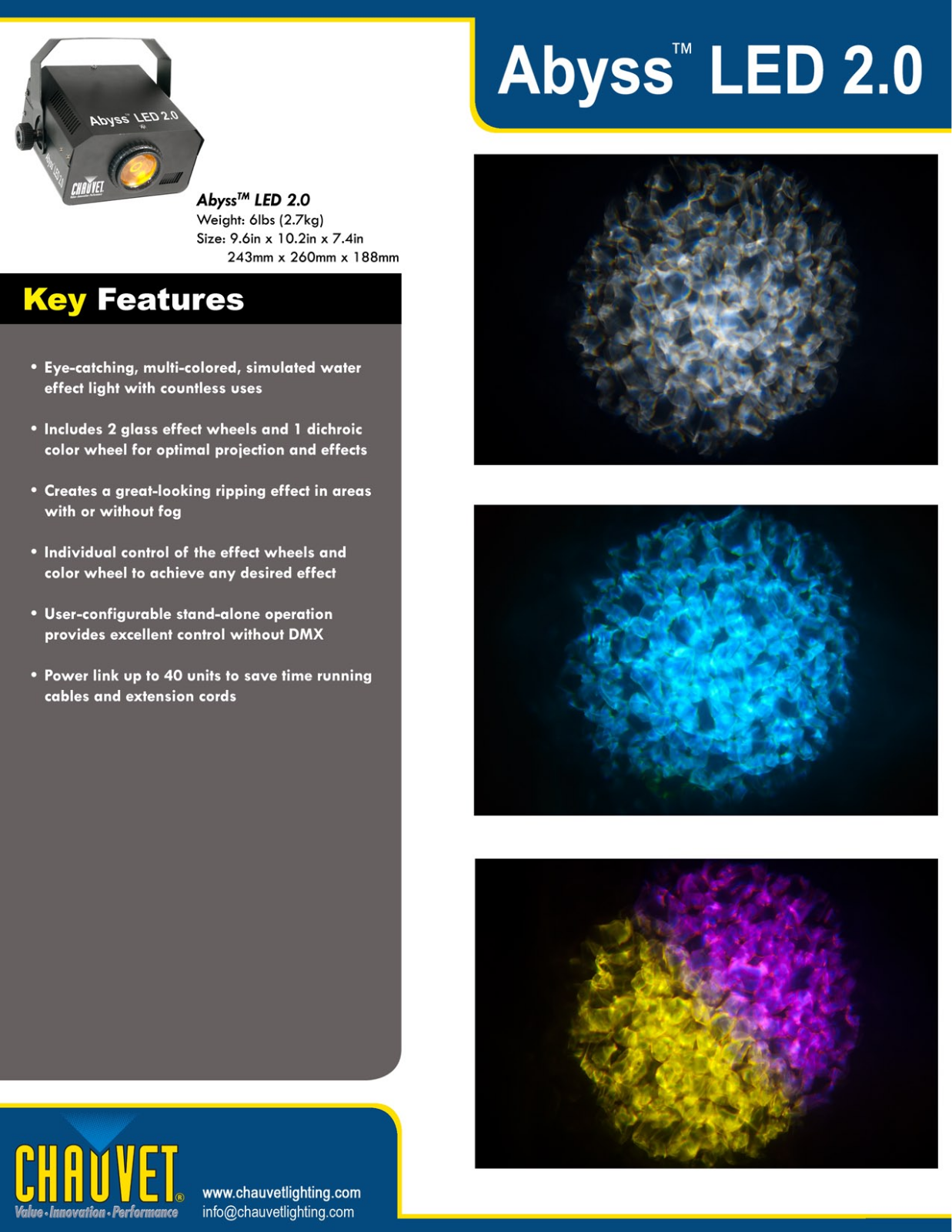 Chauvet Abyss User Manual