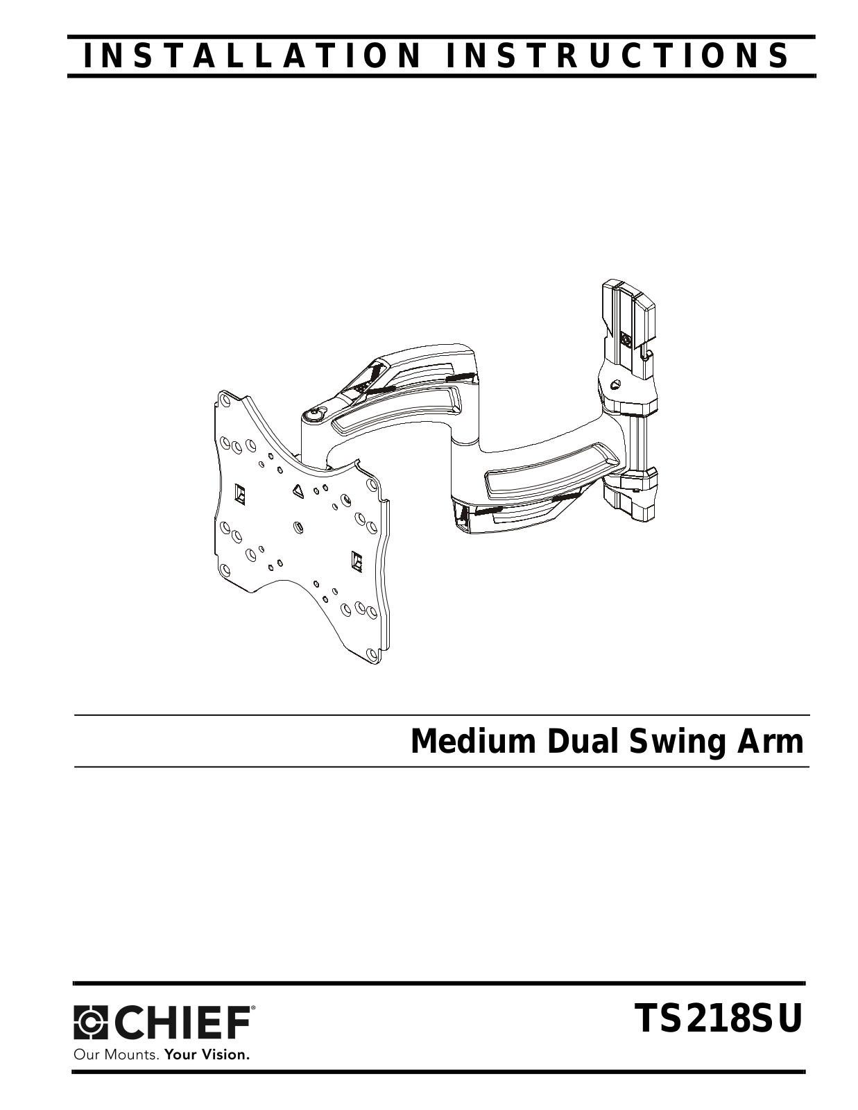 CHIEF TS218SU User Manual