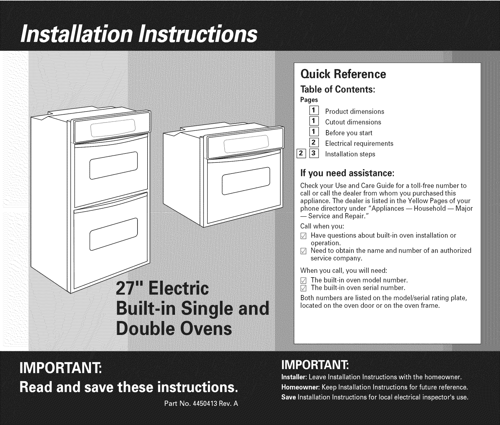 Whirlpool YKEBS278DW6, YKEBS278DB6, YKEBS278DM6, YKEBS177DW6, YKEBS177DT6 Installation Guide - ManualMachine.com