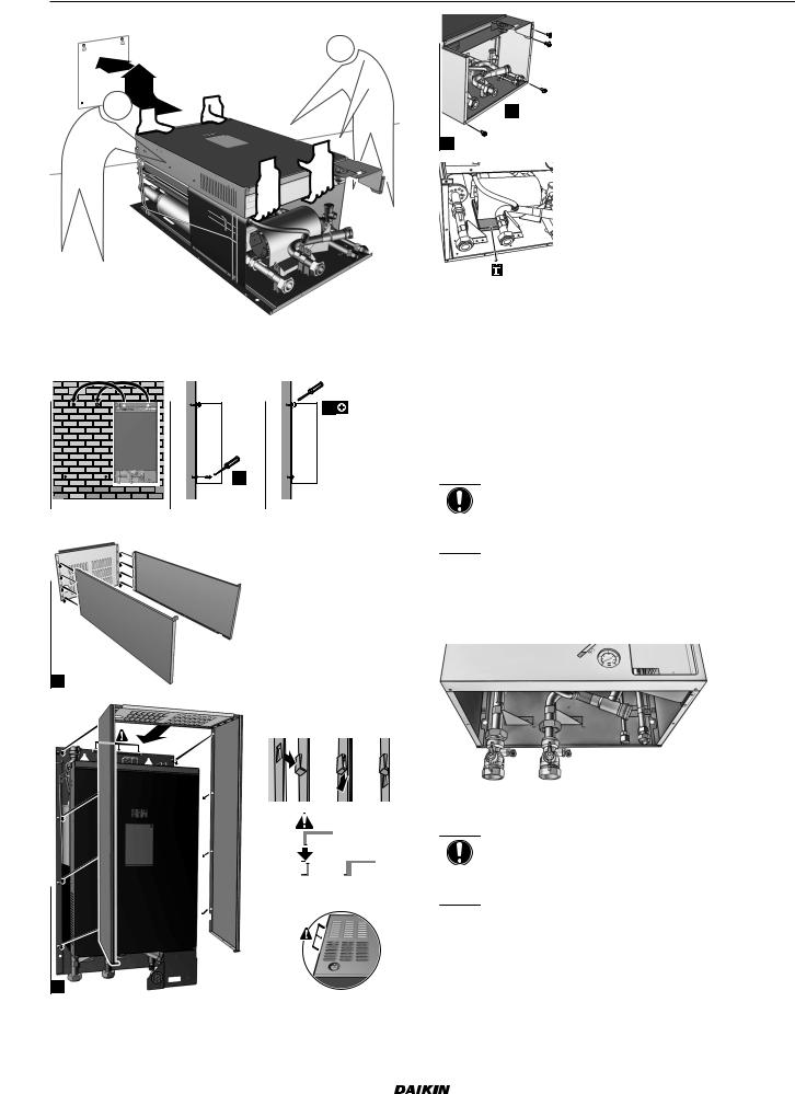 Daikin ERHQ011-014-016BA, ERLQ011-014-016CA, EHBH/X16CA Installation manuals