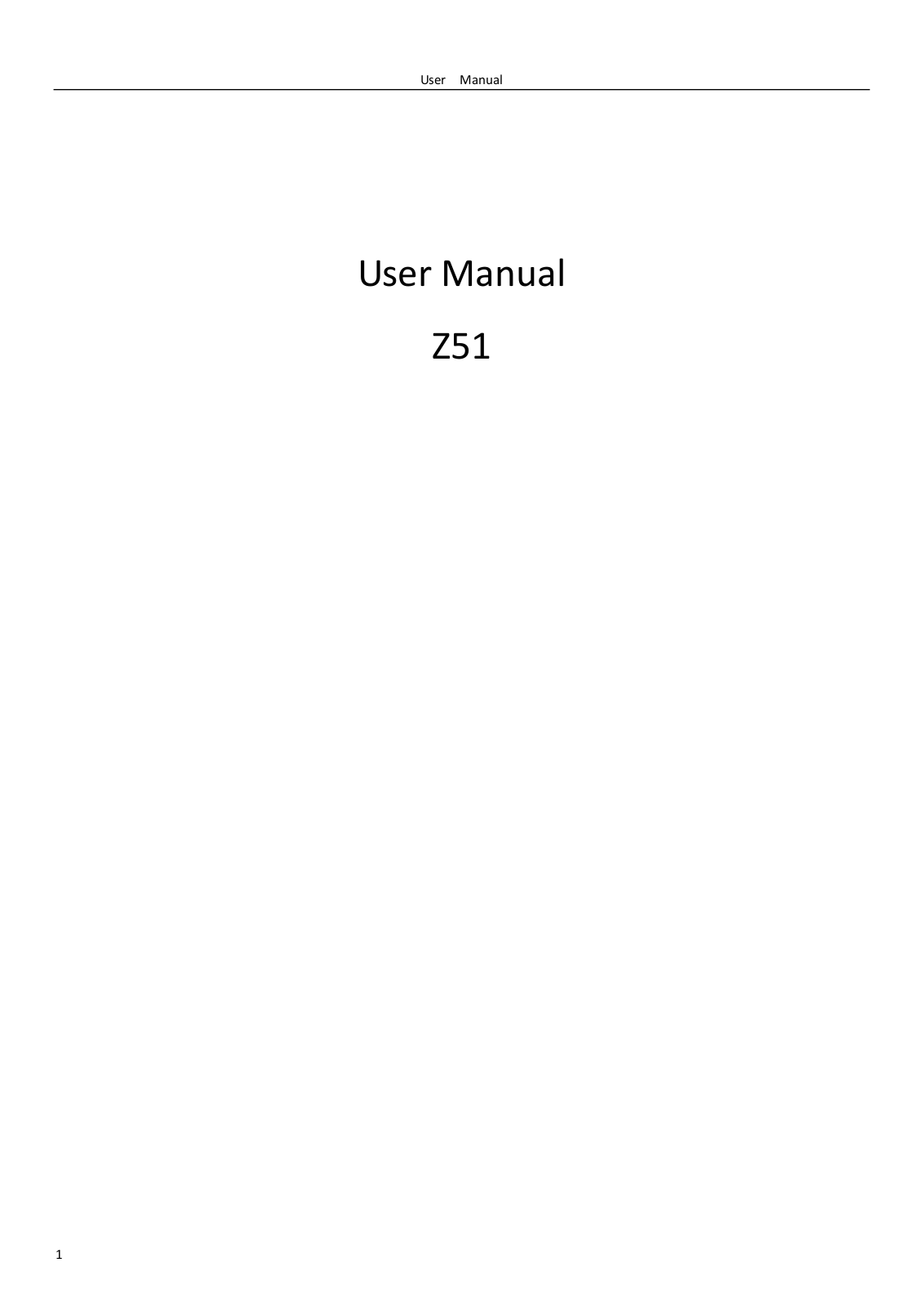 ZIF LATINOAMERICA Z51 User Manual