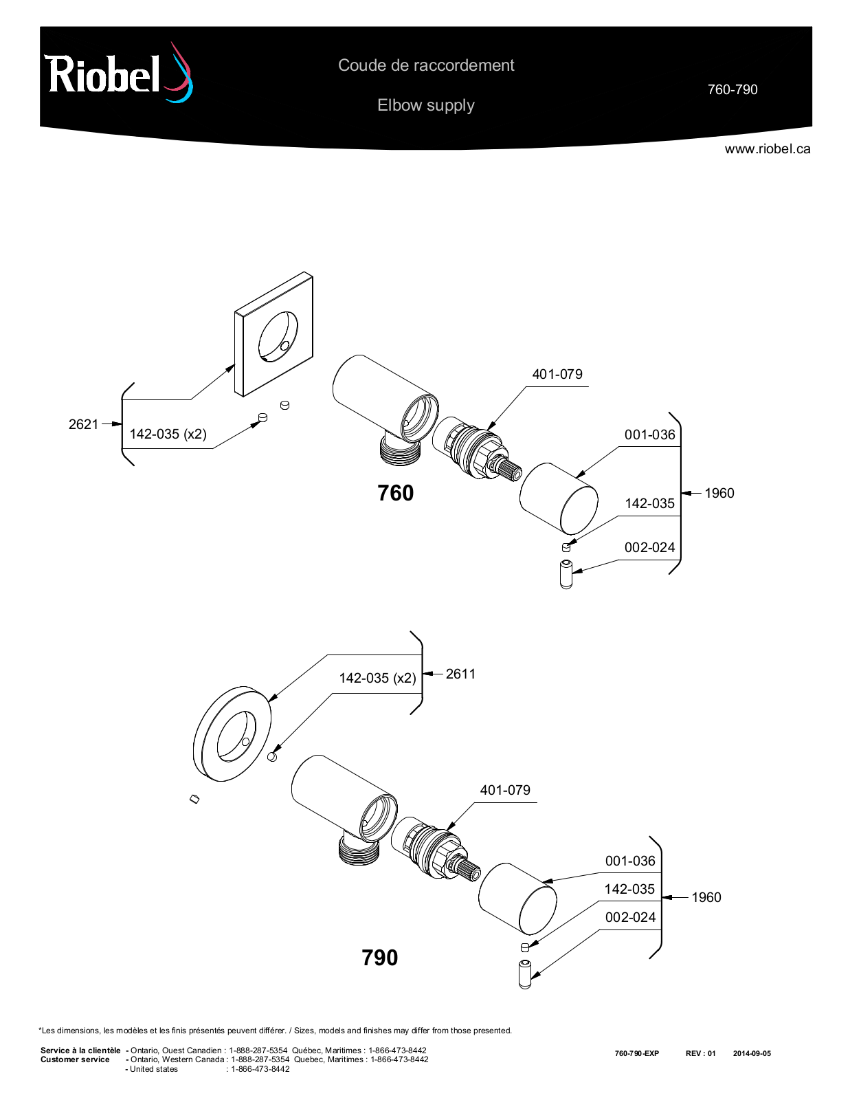 Riobel ROBL1441 Specifications - ManualMachine.com