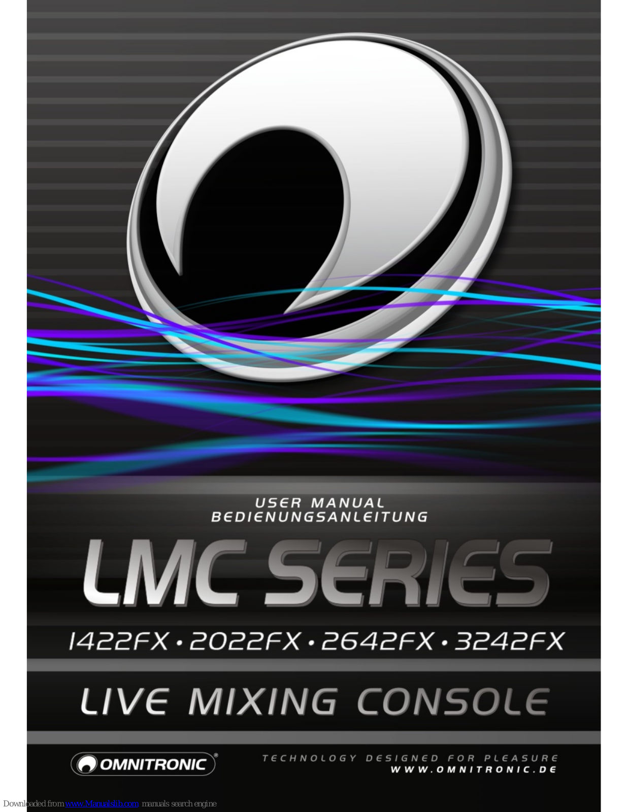 Omnitronic LMC, 1422FX, 2022FX, 2642FX, 3242FX User Manual