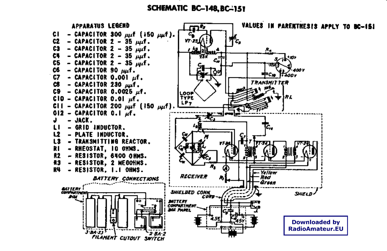 Pozosta BC-148 Schematic