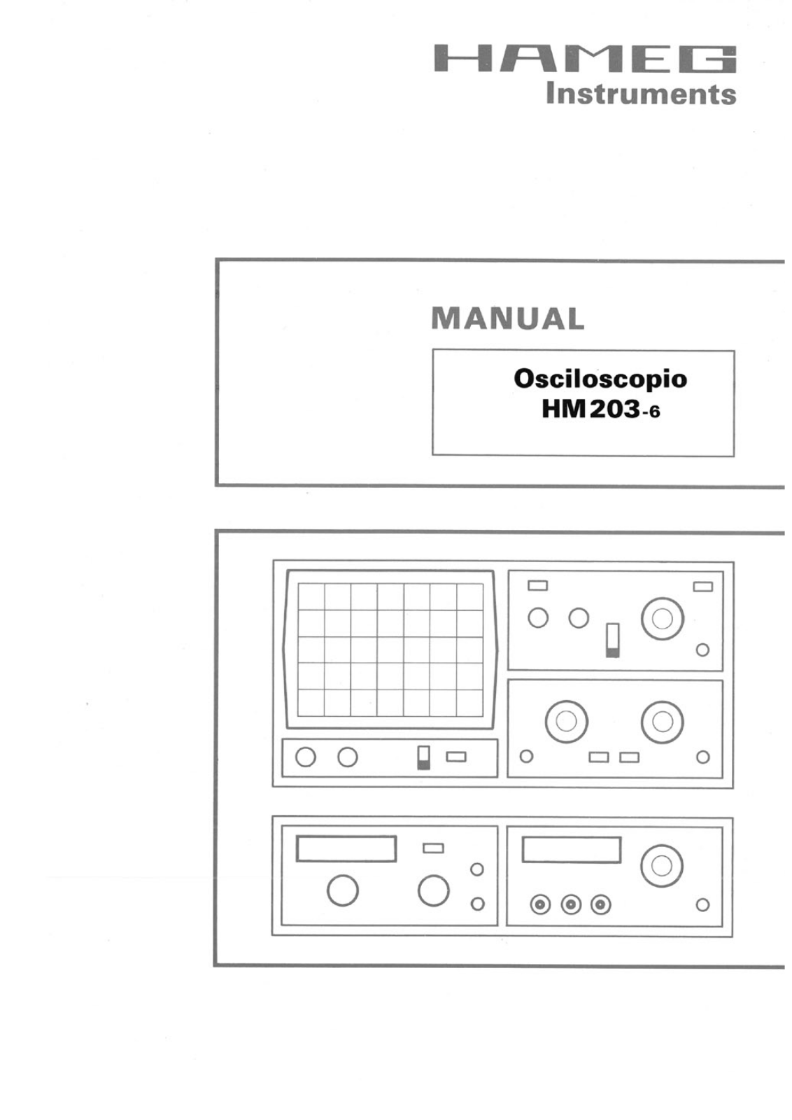 HAMEG HM203-6 User Guide