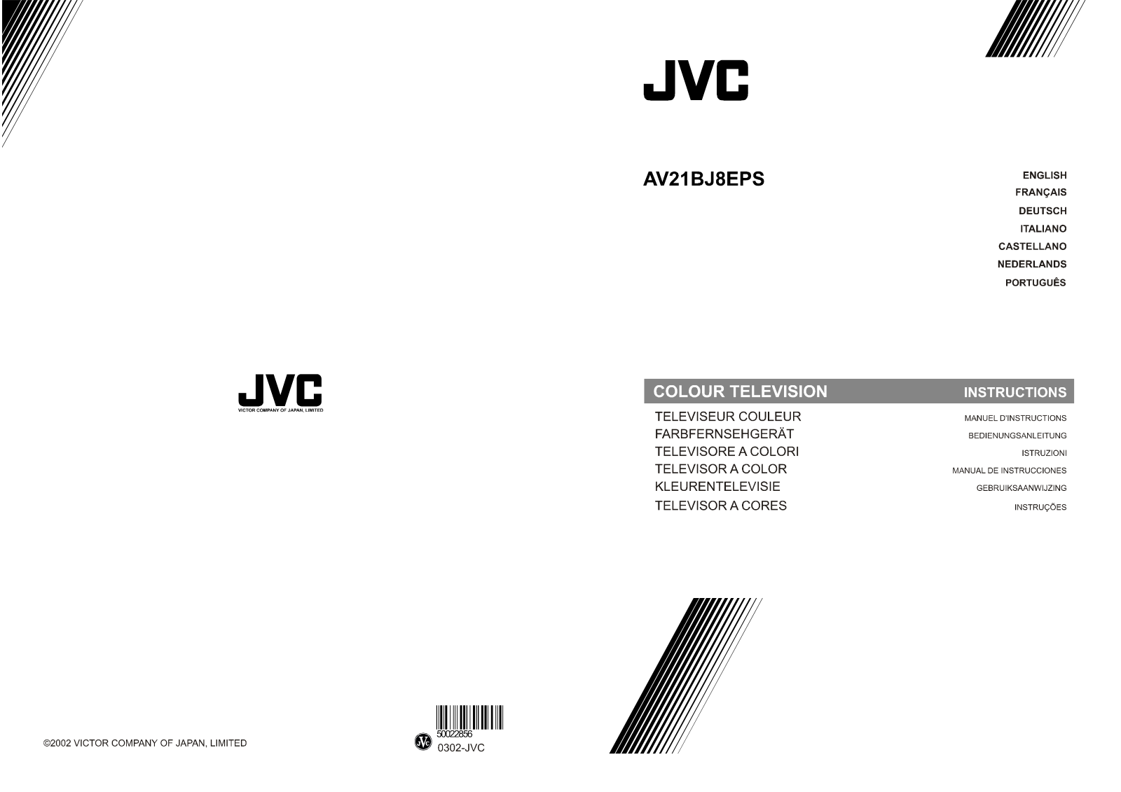 JVC AV21BJ8EPS User Manual