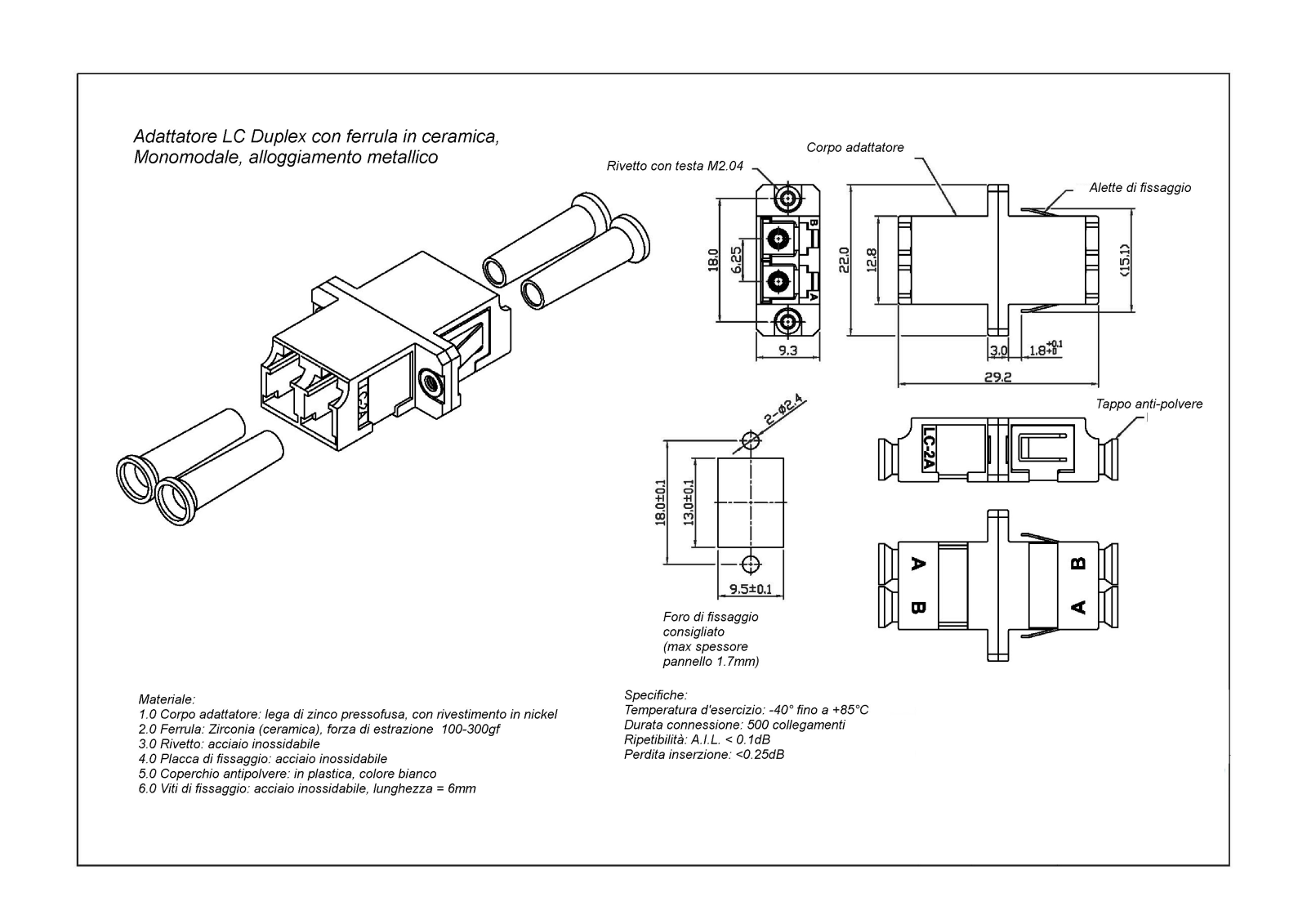 Intellinet ILWL-ADAP-LCSM Drawing - ManualMachine.com