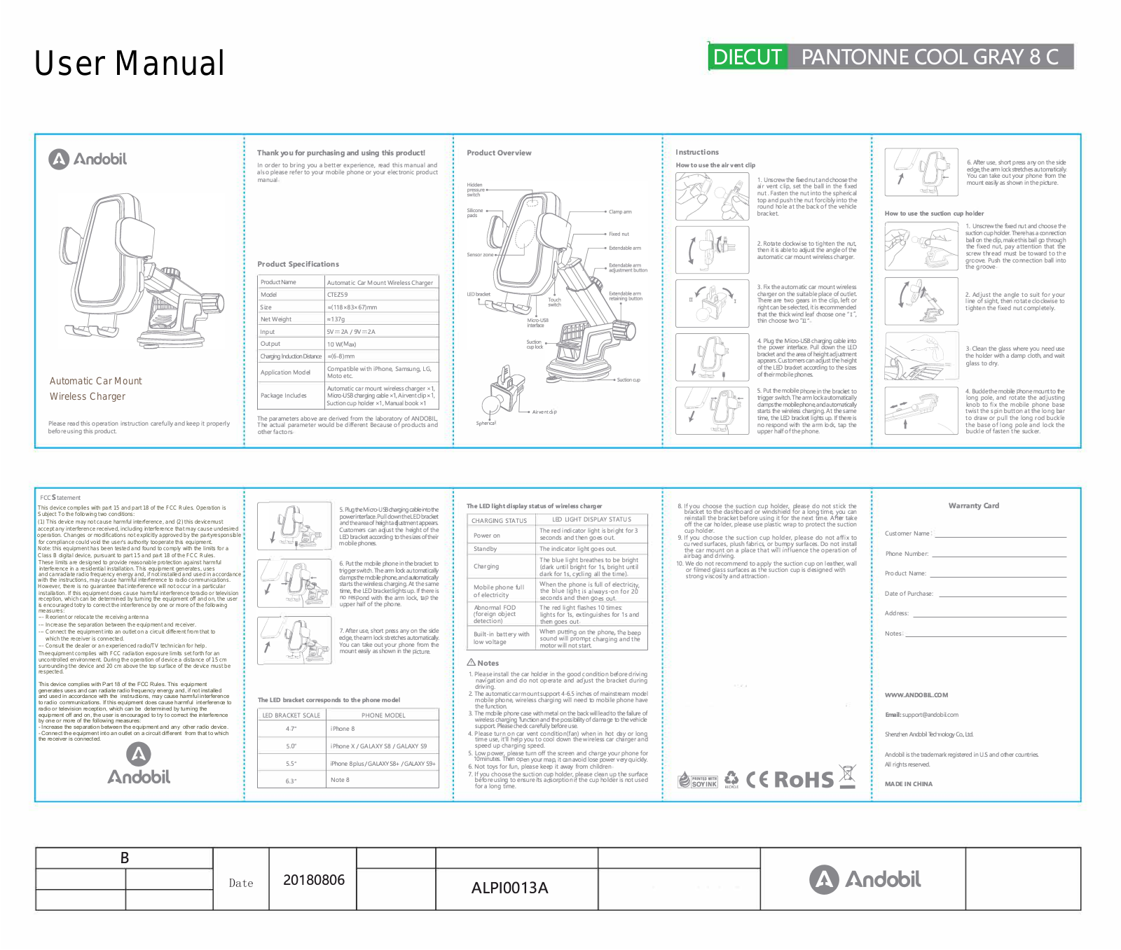 Andobil Technology CTEZ59 user manual