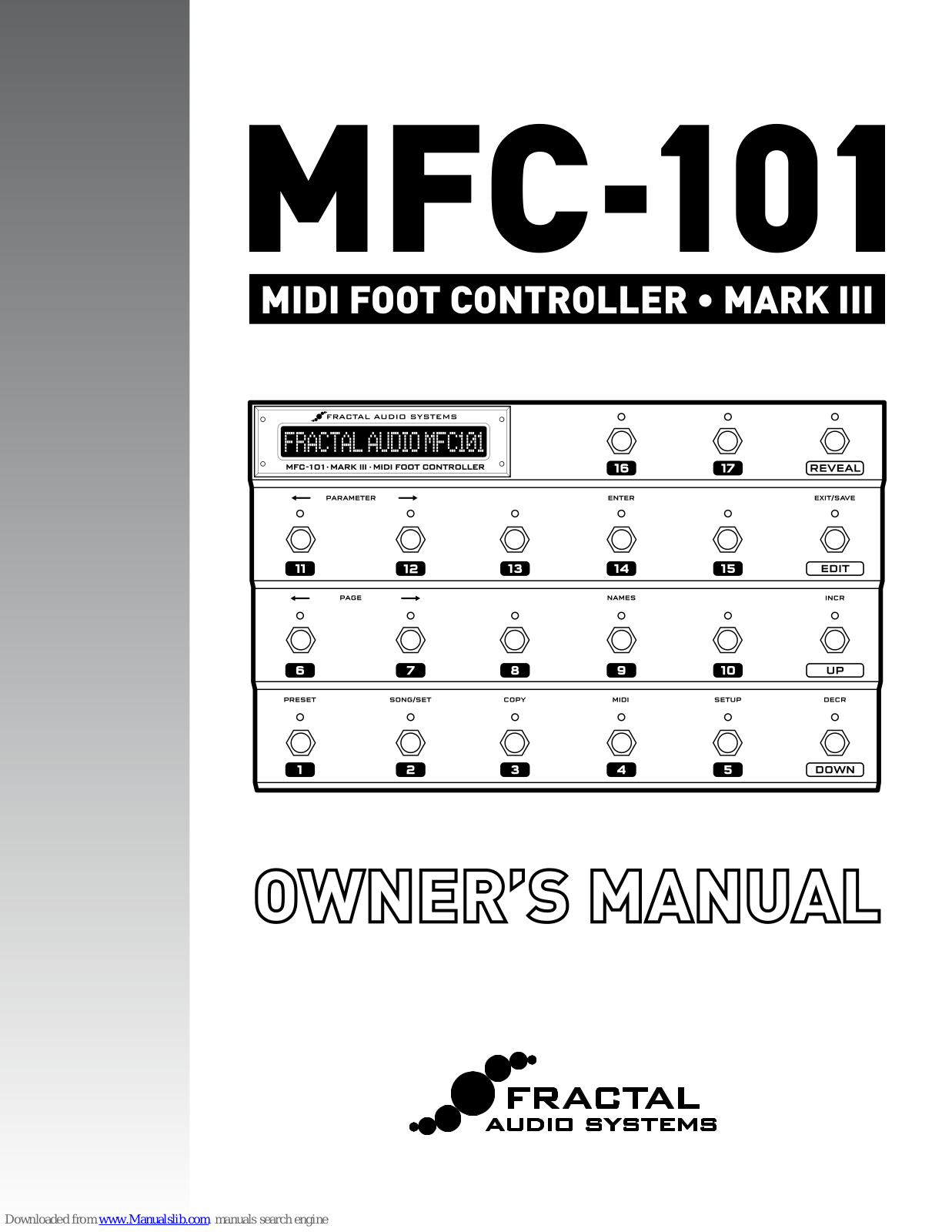 Fractal Audio MFC-101 MARK III Owner's Manual