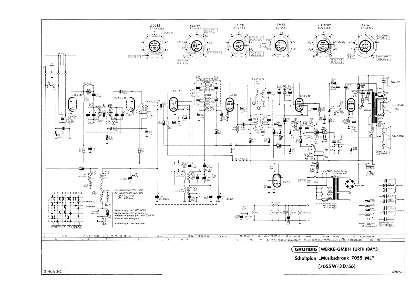 Grundig 7055-ML Schematic